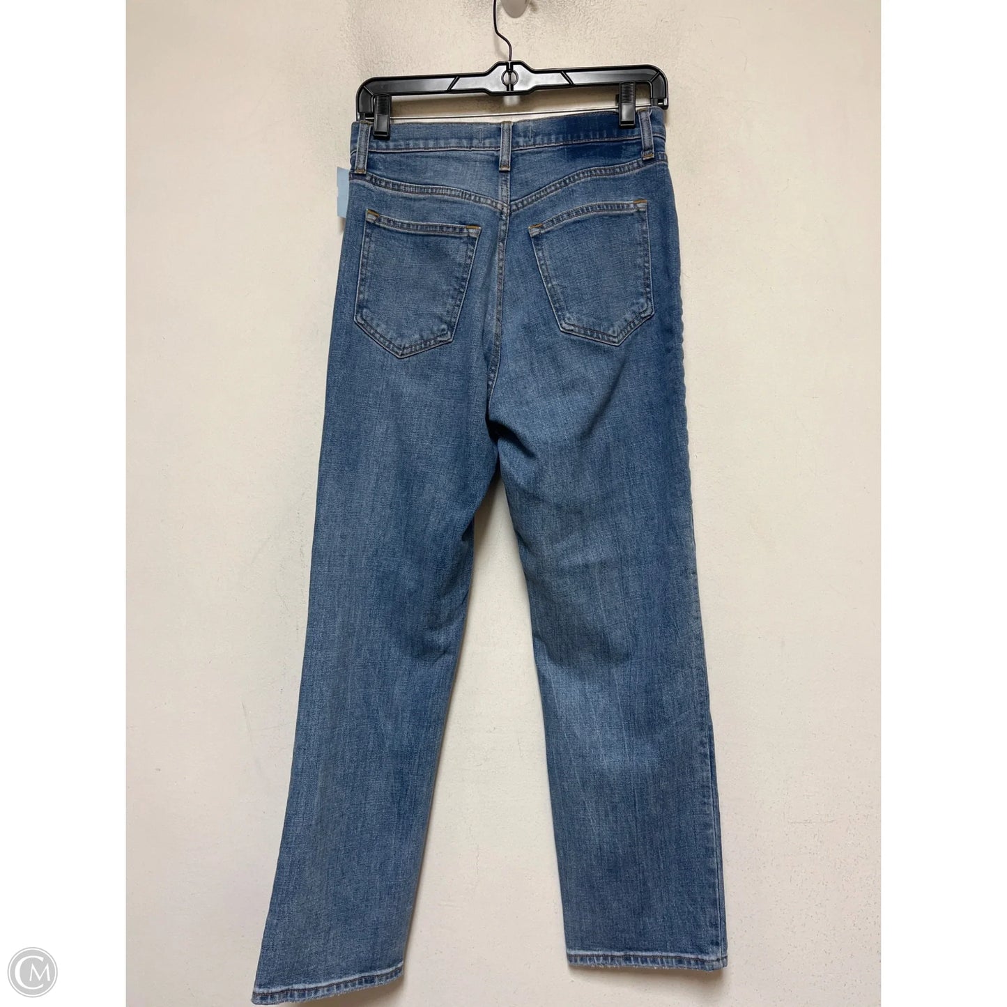 Jeans Straight By Abercrombie And Fitch In Blue Denim, Size: 4