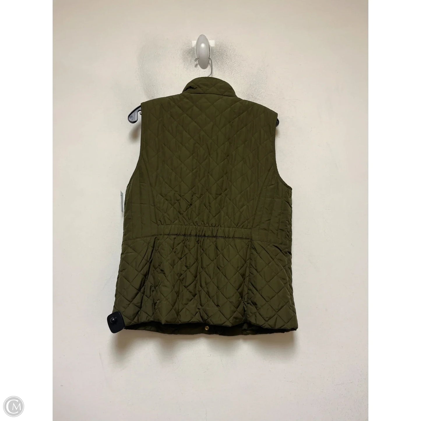 Vest Puffer & Quilted By Talbots In Green, Size: M