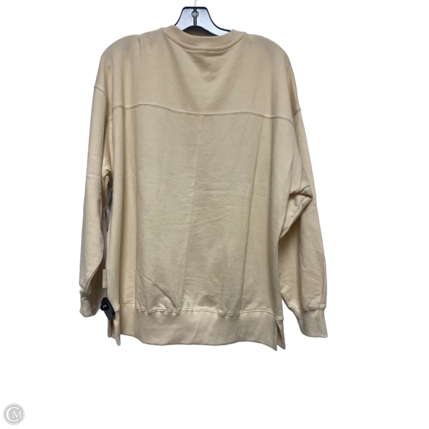 Sweatshirt Crewneck By Disney Store In Tan, Size: S