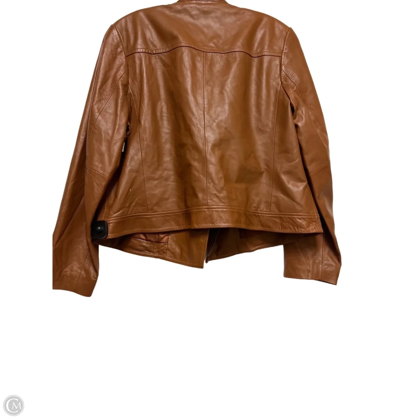 Jacket Moto By Michael By Michael Kors In Tan, Size: 1x