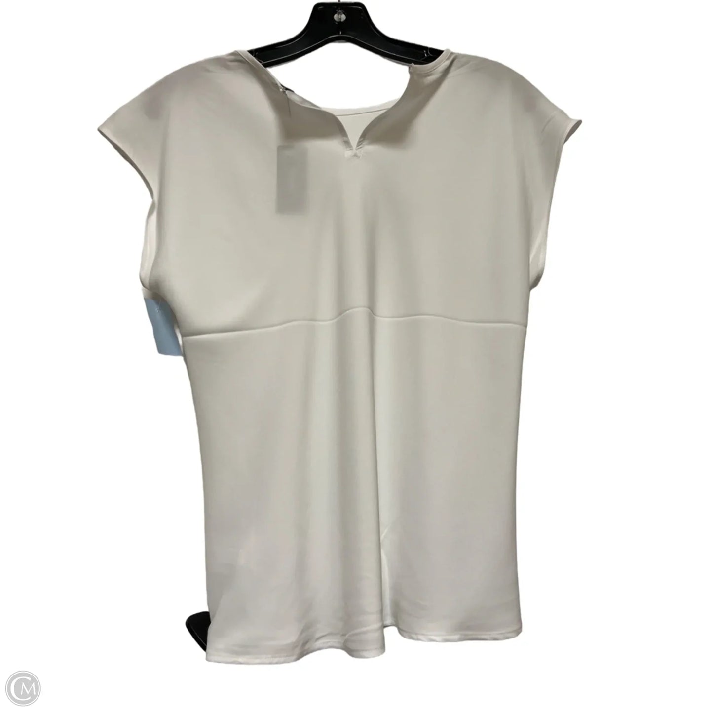 Top Short Sleeve Basic By Express In White, Size: S