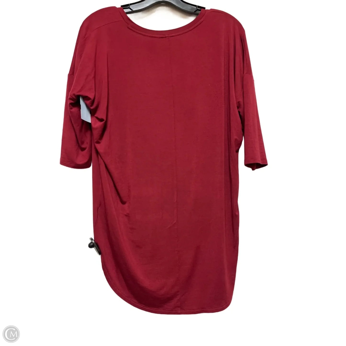 Top Short Sleeve Basic By Express In Red, Size: S