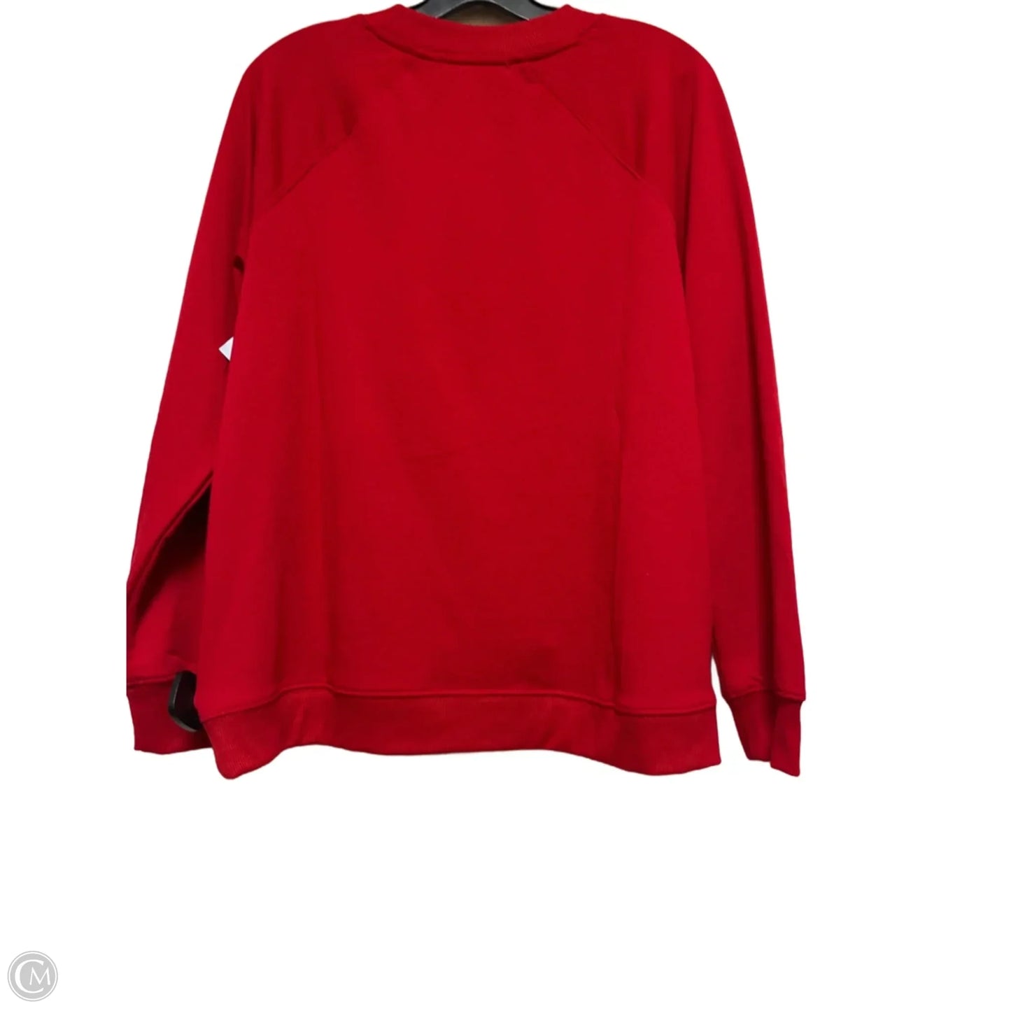 Sweatshirt Crewneck By Clothes Mentor In Red, Size: M