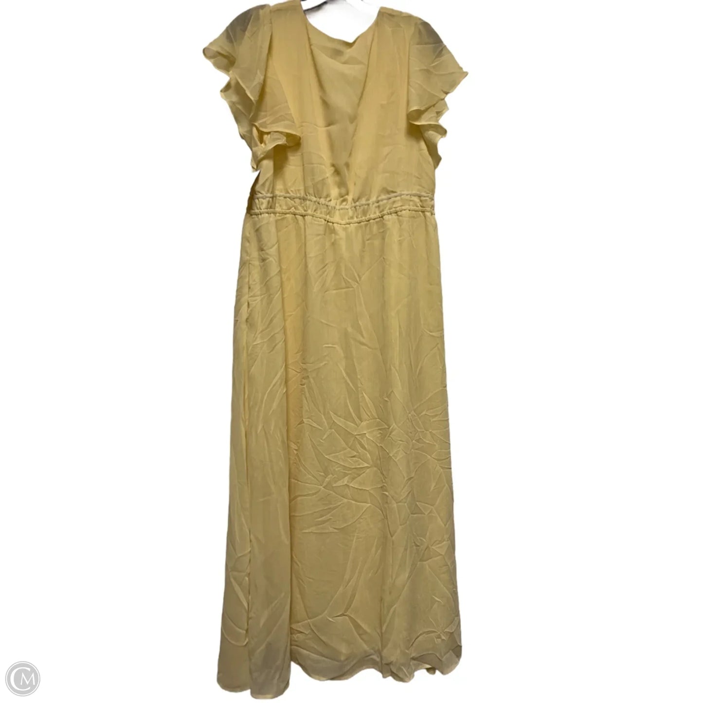 Dress Casual Maxi By A New Day In Yellow, Size: L