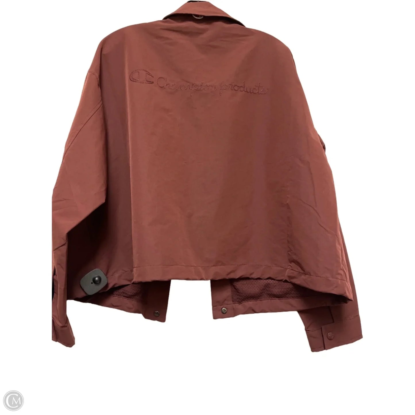 Athletic Jacket By Champion In Brown, Size: Xxl