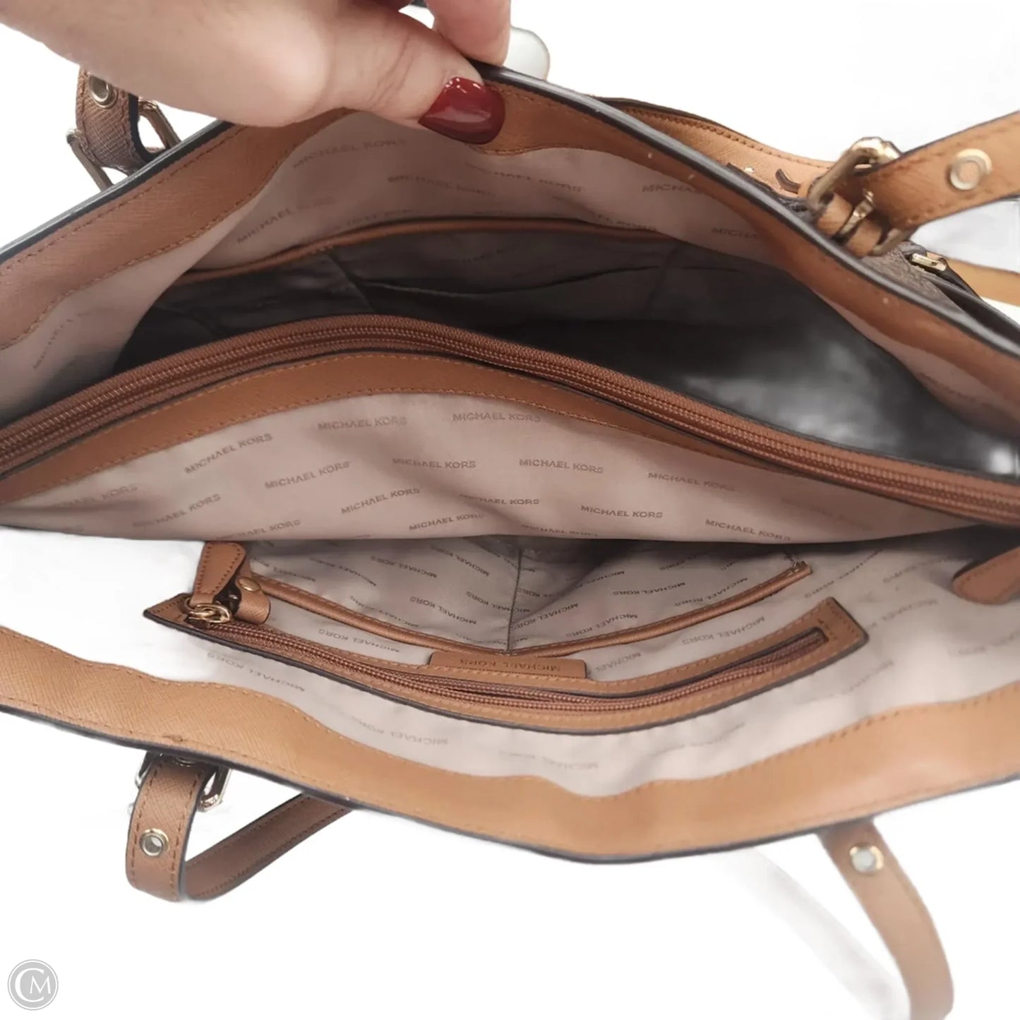 Handbag Designer By Michael Kors, Size: Large