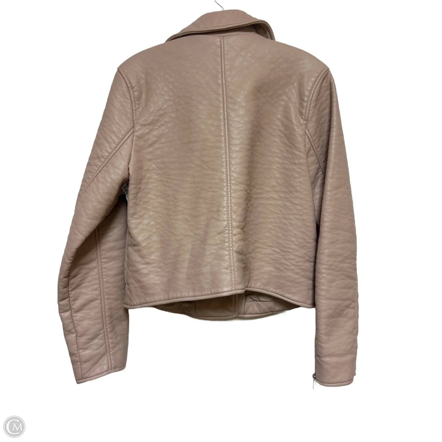 Jacket Moto By Abercrombie And Fitch In Pink, Size: L