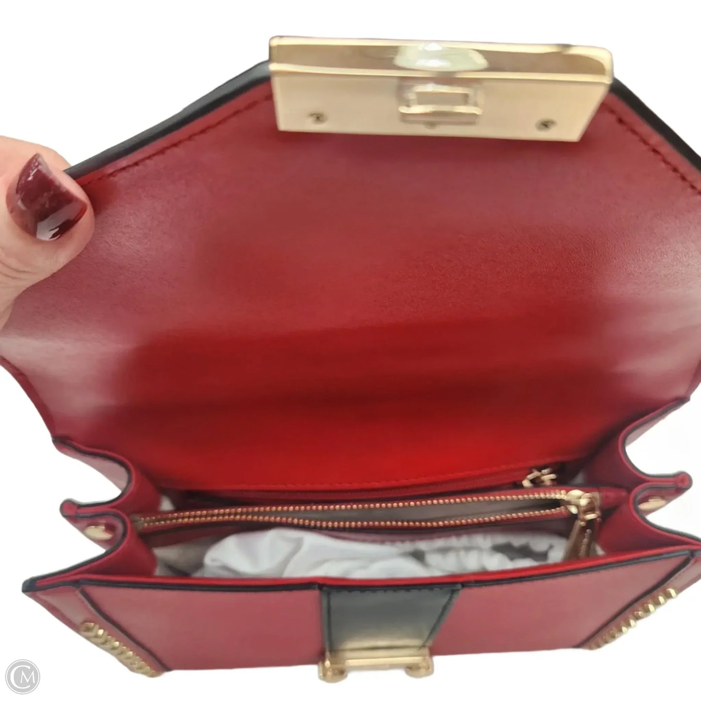 Crossbody Designer By Michael Kors, Size: Medium