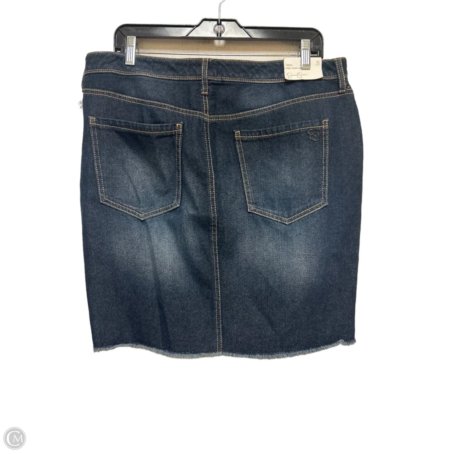 Skirt Mini & Short By Jessica Simpson In Blue Denim, Size: 8
