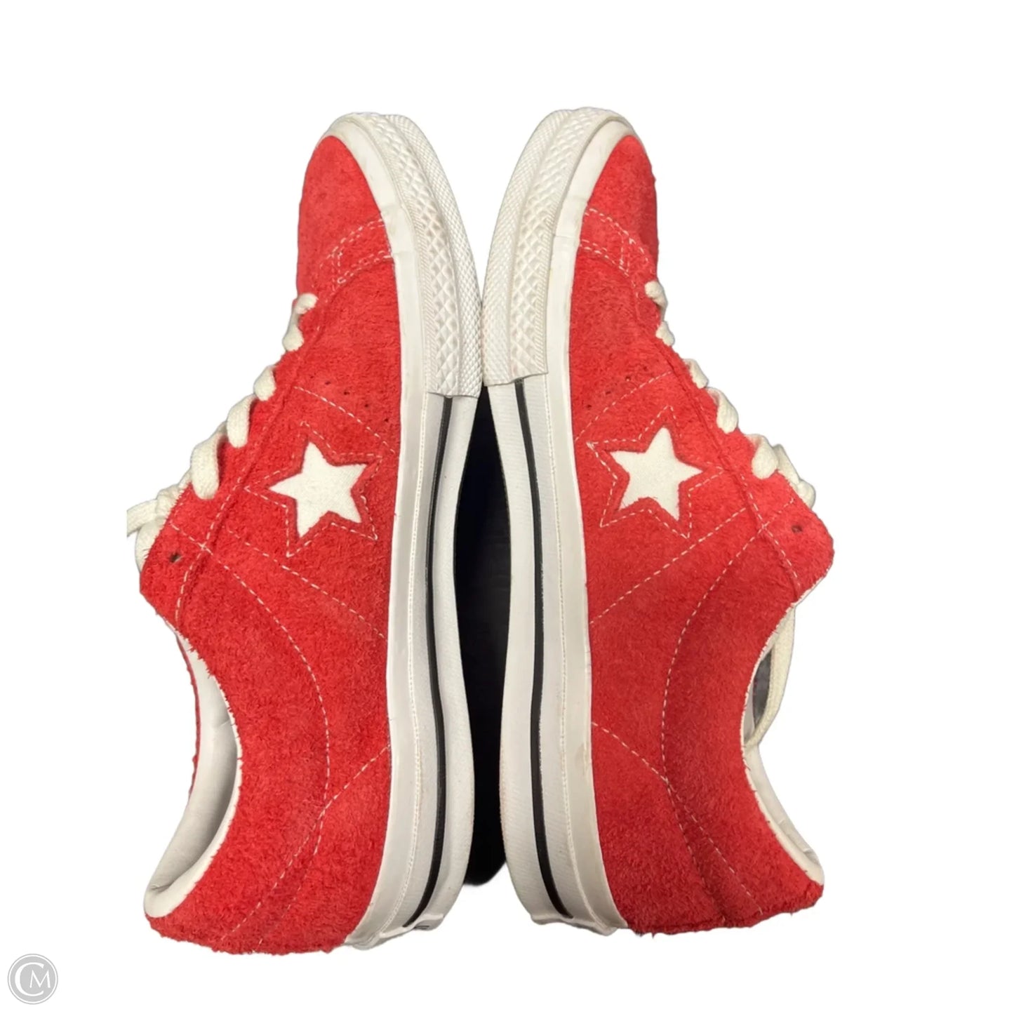 Shoes Sneakers By Converse In Red & White, Size: 6