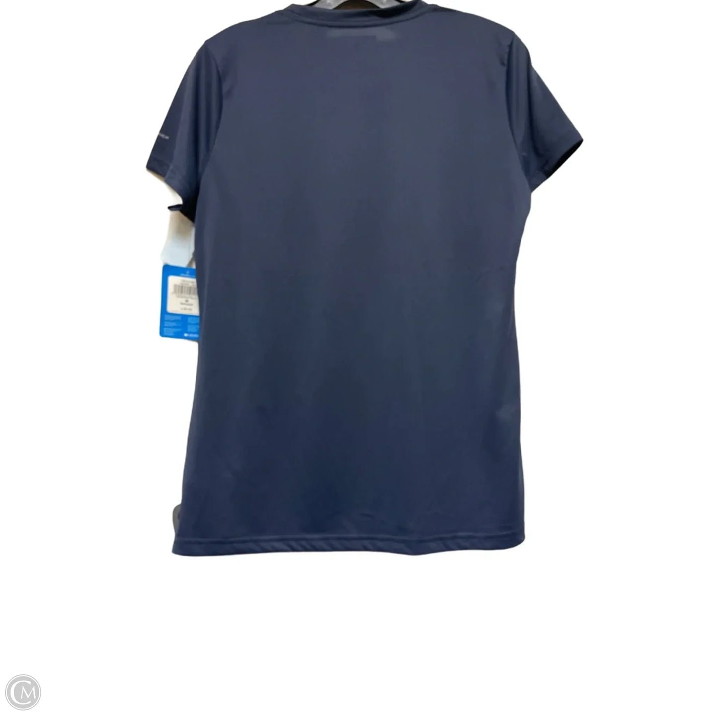 Athletic Top Short Sleeve By Columbia In Blue, Size: M