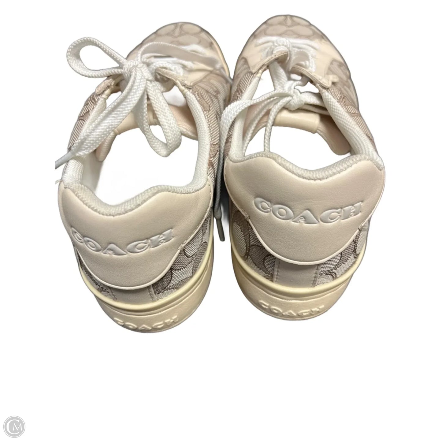 Shoes Designer By Coach In Cream, Size: 9.5