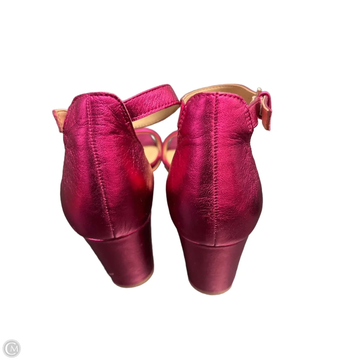 Sandals Heels Block By Naturalizer In Pink, Size: 8.5