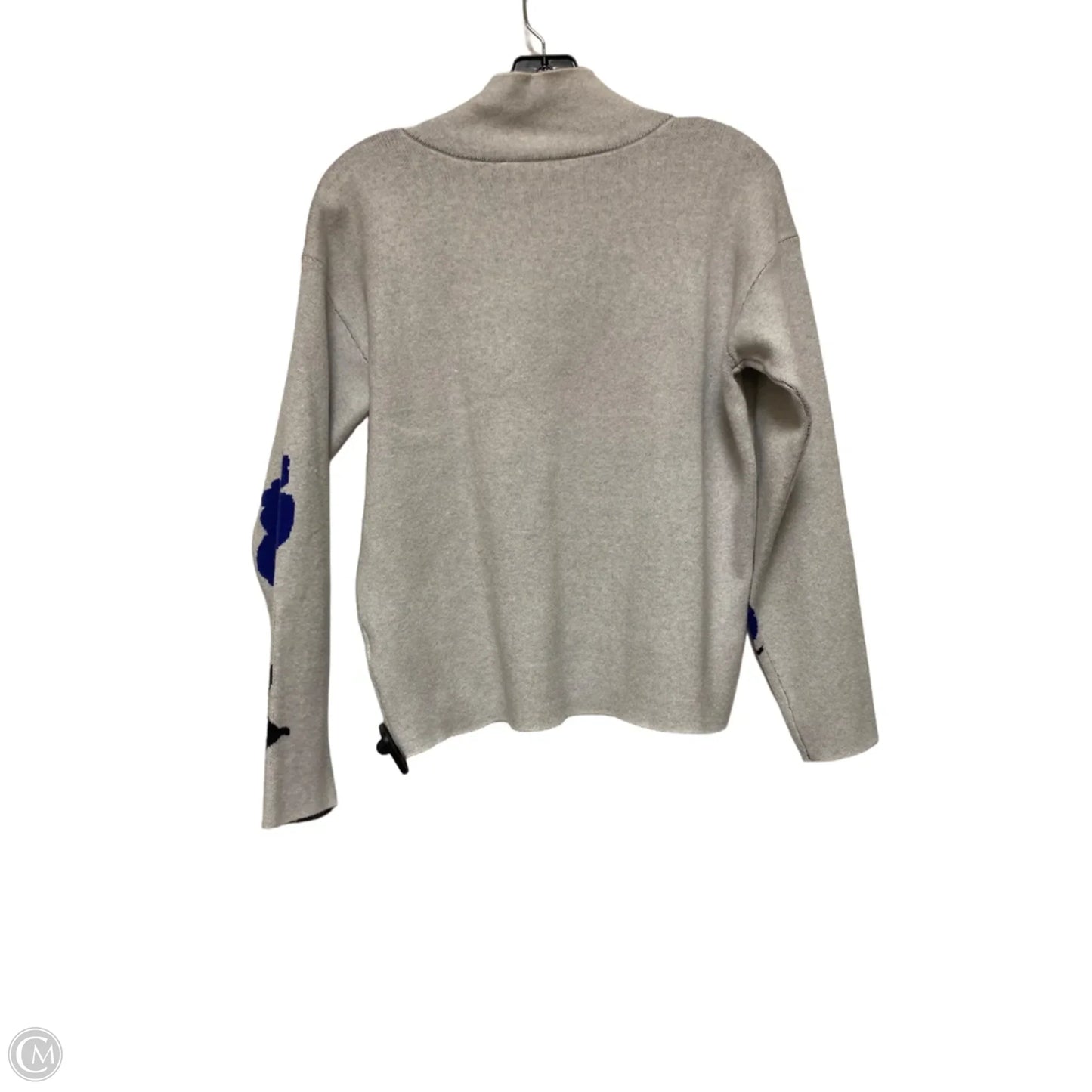 Sweater By Philosophy In Blue & Grey, Size: S