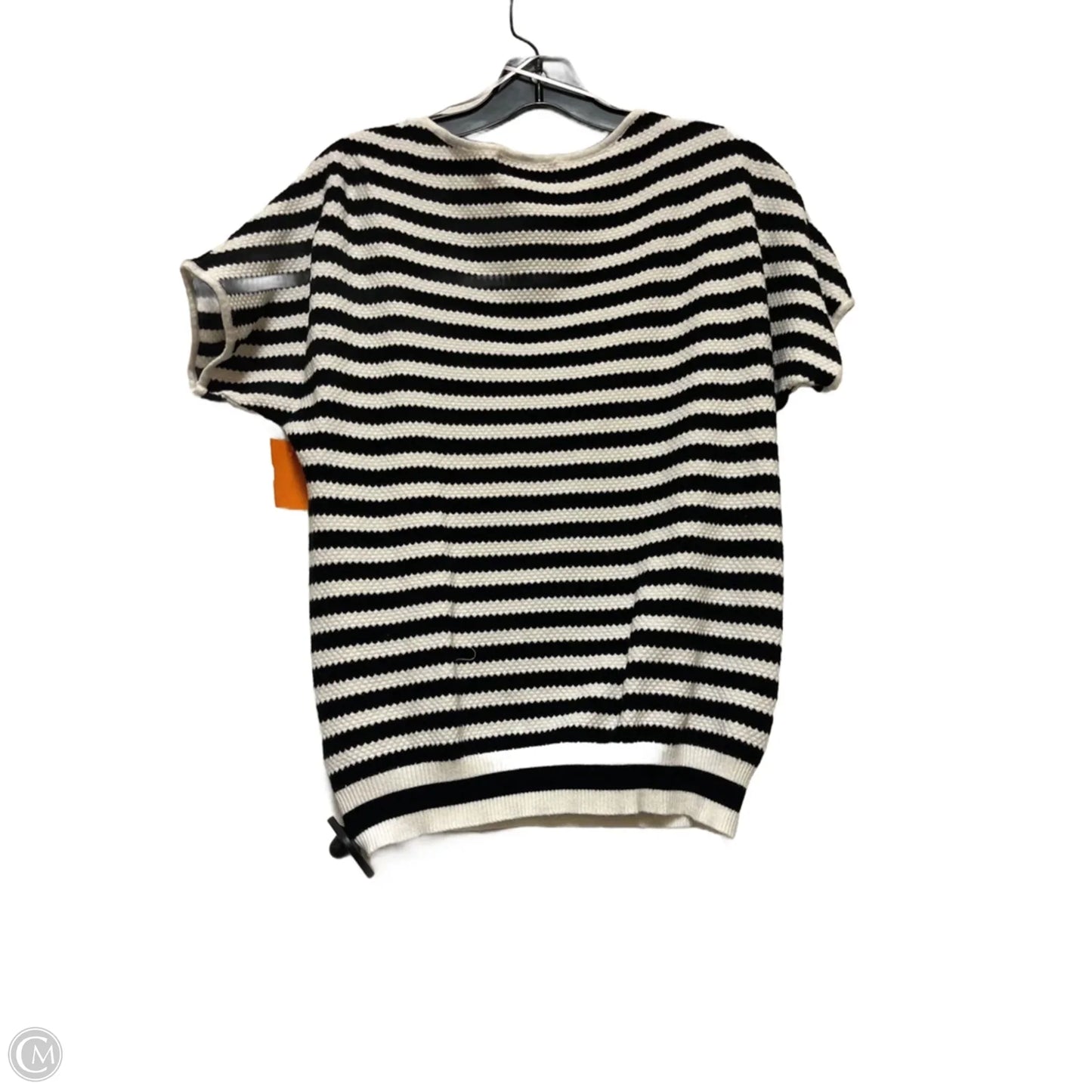 Top Short Sleeve By Philosophy In Black & White, Size: Xs