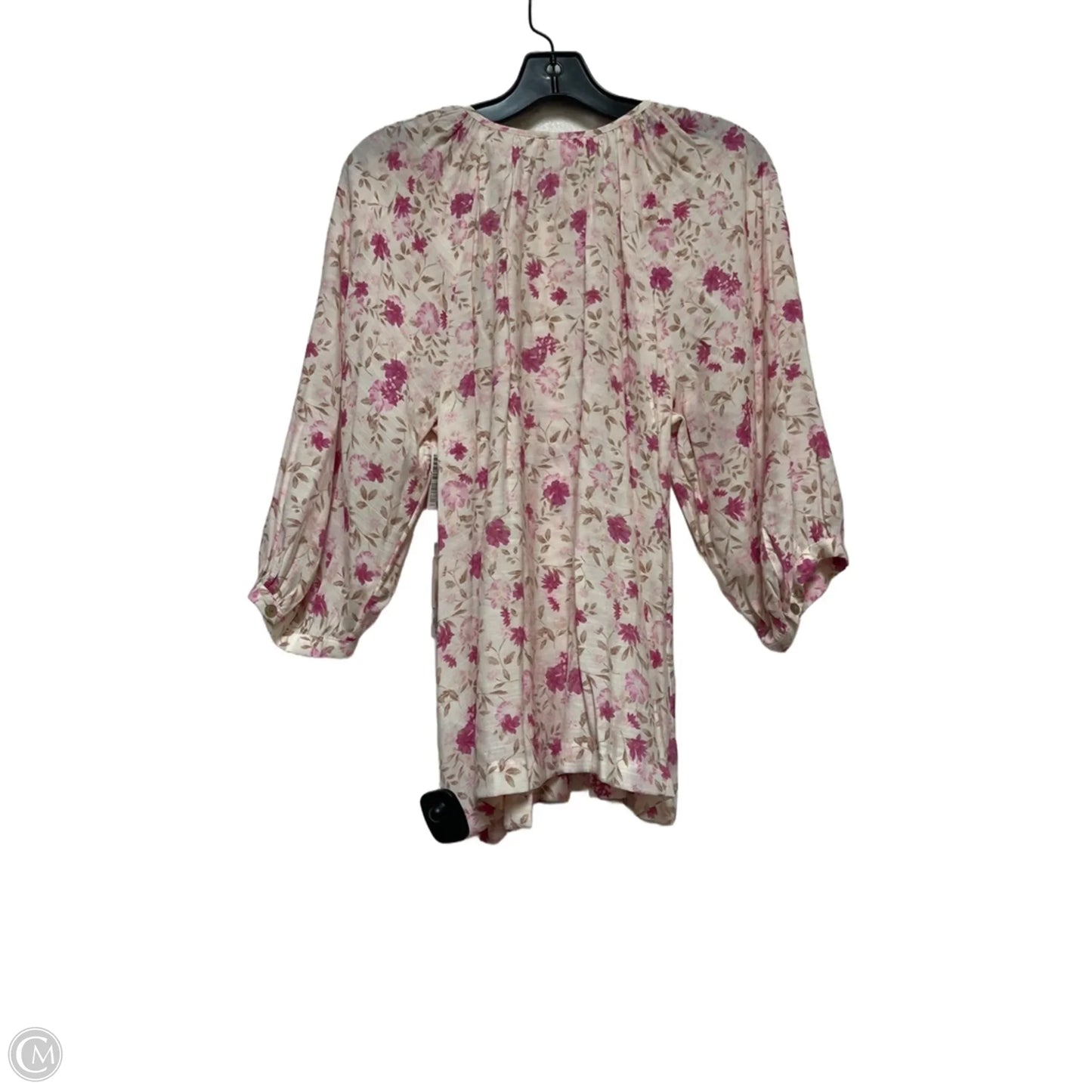 Top Short Sleeve By Lc Lauren Conrad In Floral Print, Size: S
