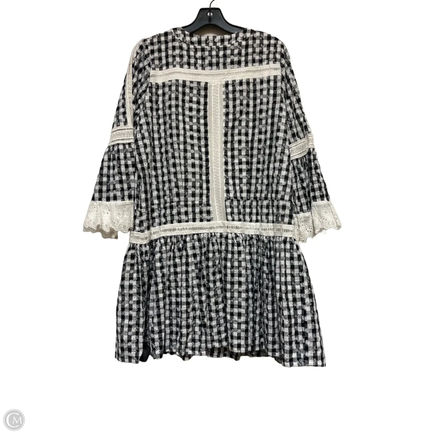 Dress Casual Short By Allison In Checkered Pattern, Size: L