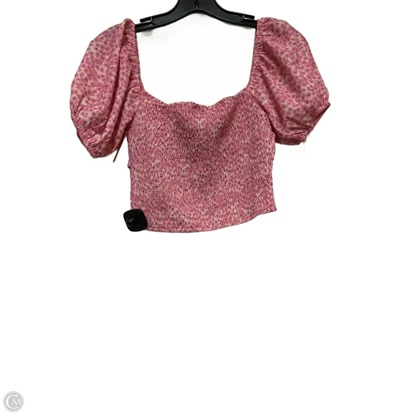 Top Short Sleeve By Hello Molly In Pink, Size: S