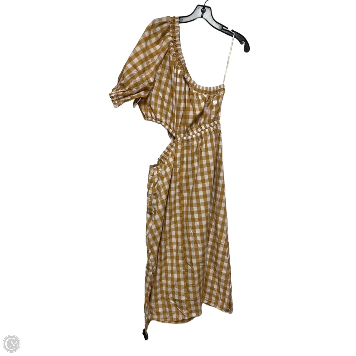 Dress Casual Midi By Who What Wear In Plaid Pattern, Size: L