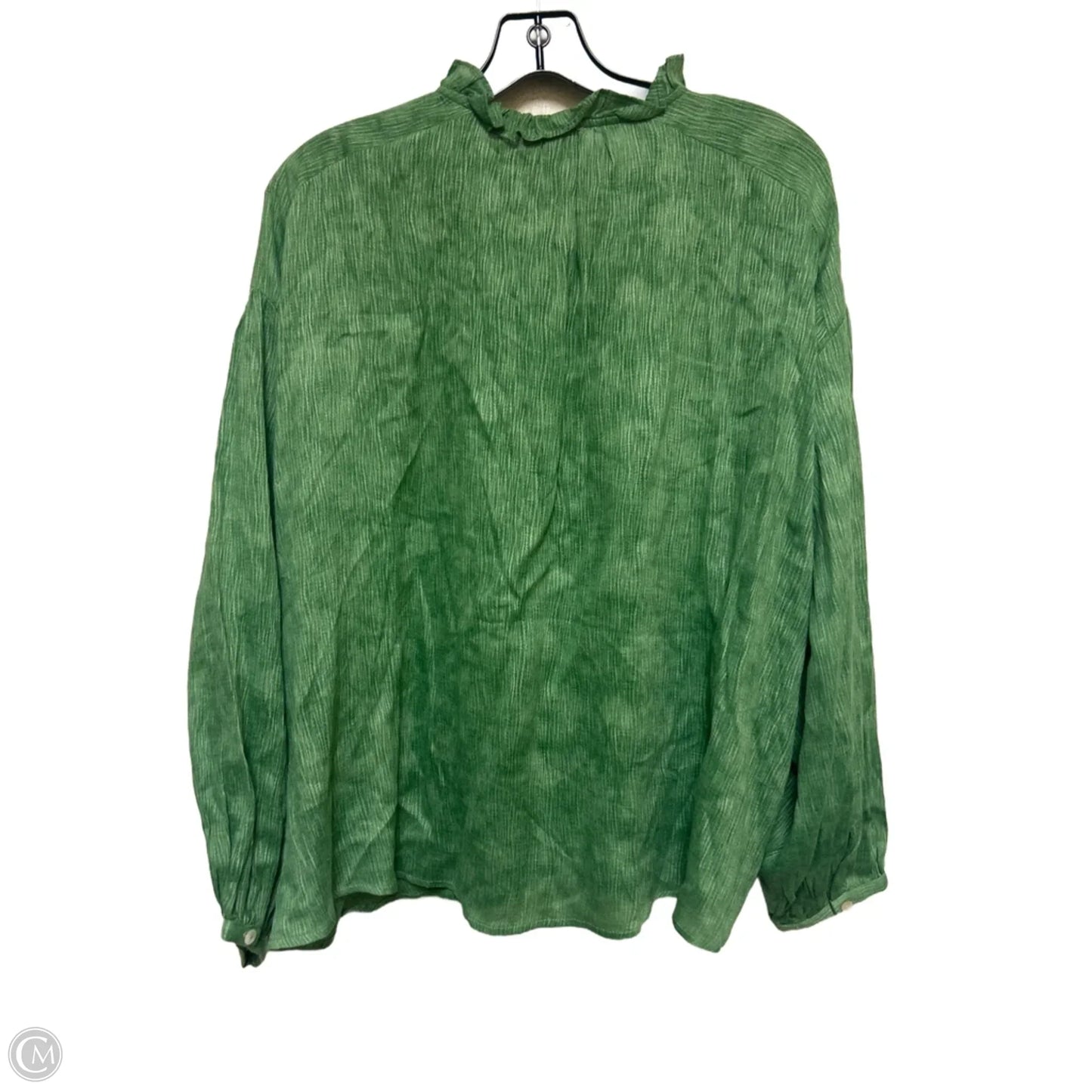 Top Long Sleeve By Clothes Mentor In Green, Size: S