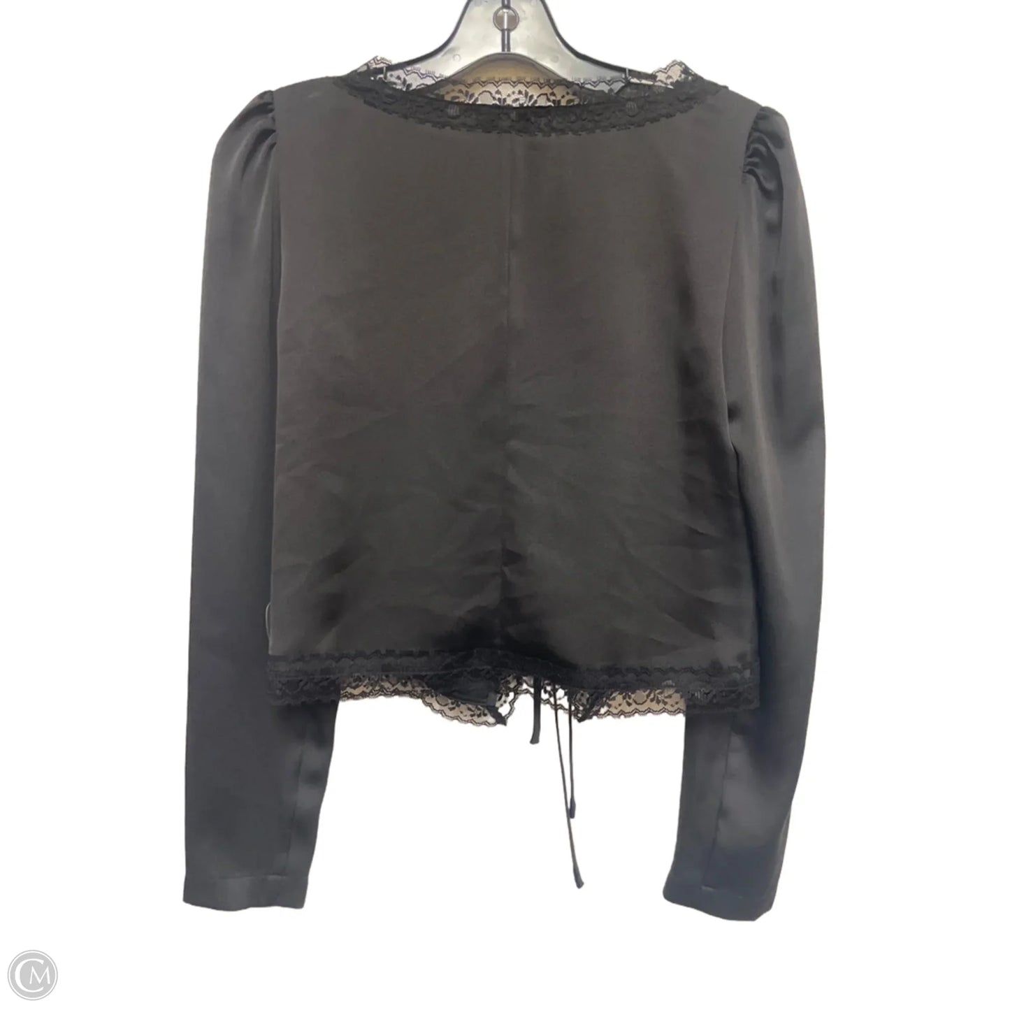 Top Long Sleeve By Gianni Bini In Black, Size: Xs