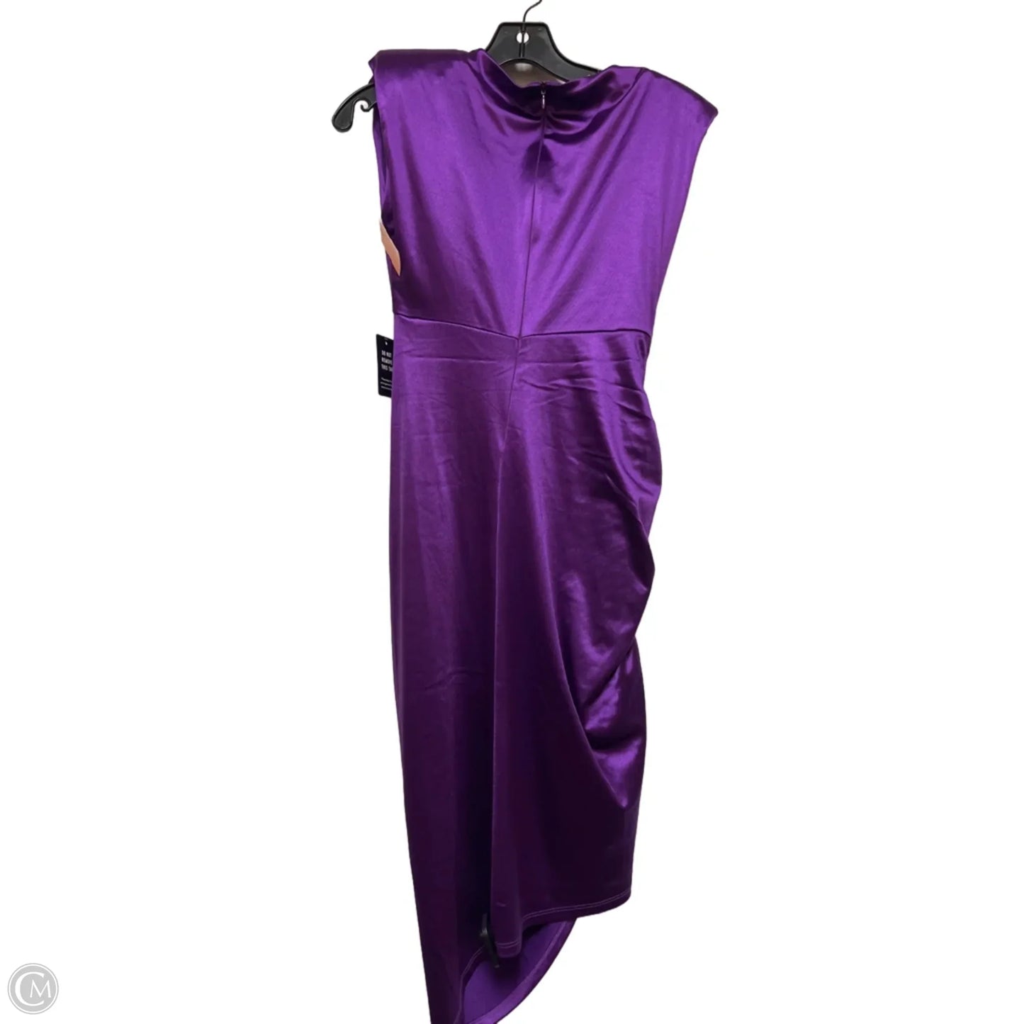 Dress Casual Midi By Express In Purple, Size: Xs