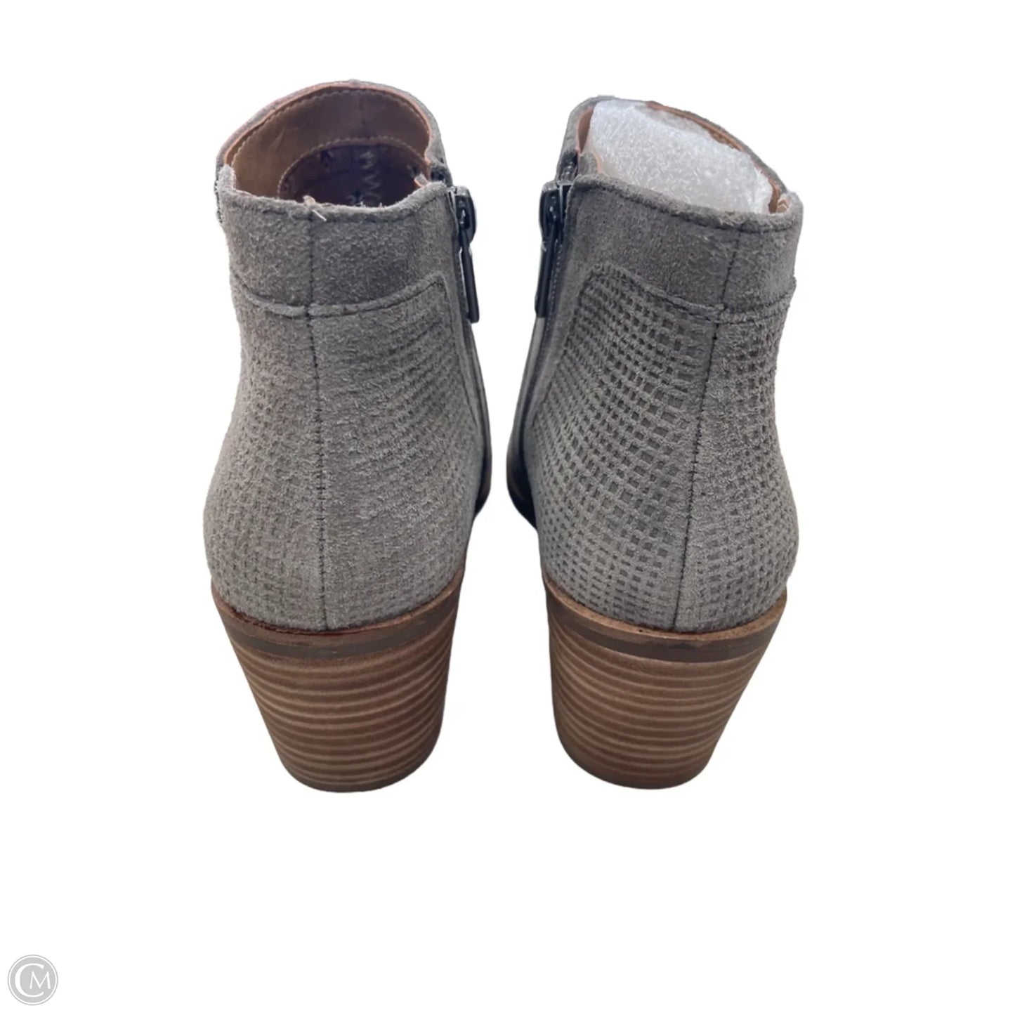Boots Ankle Heels By Lucky Brand In Grey, Size: 7.5
