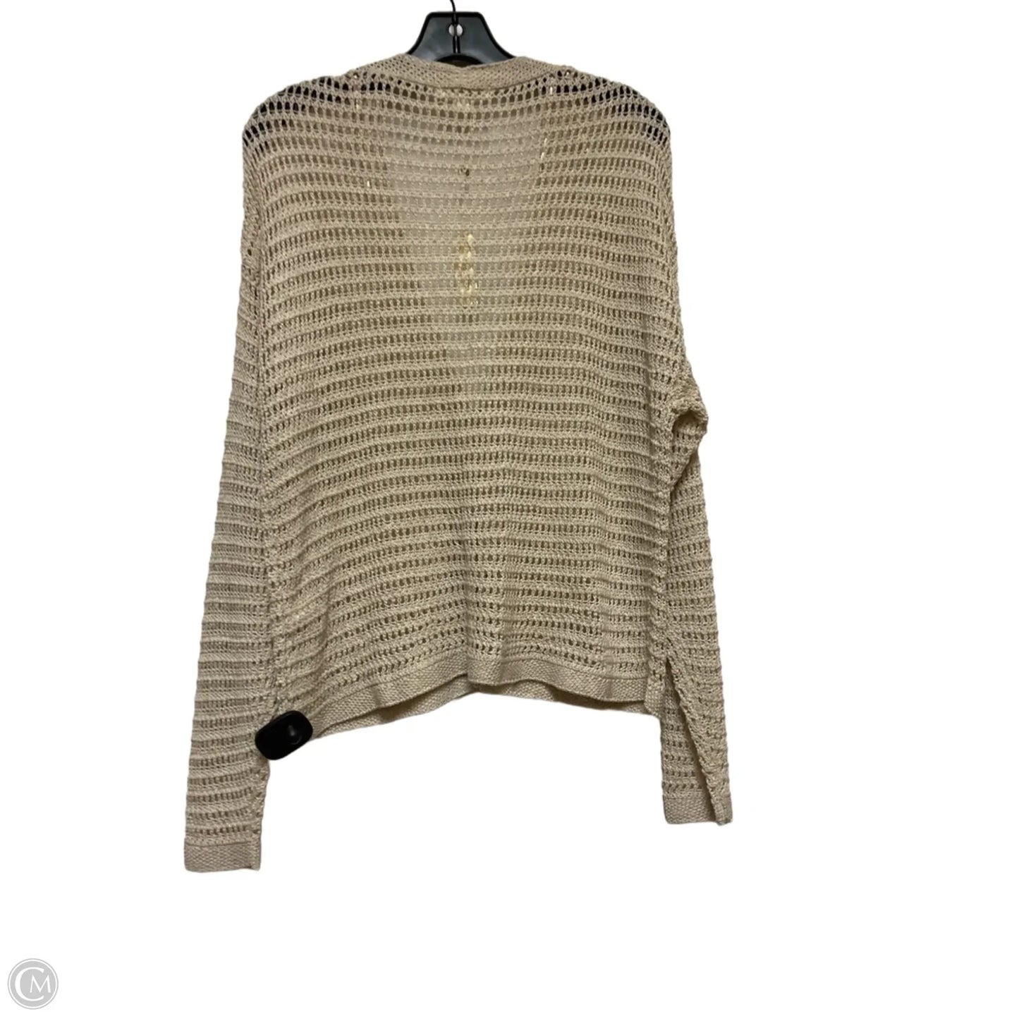 Top Long Sleeve By Max Studio In Tan, Size: S