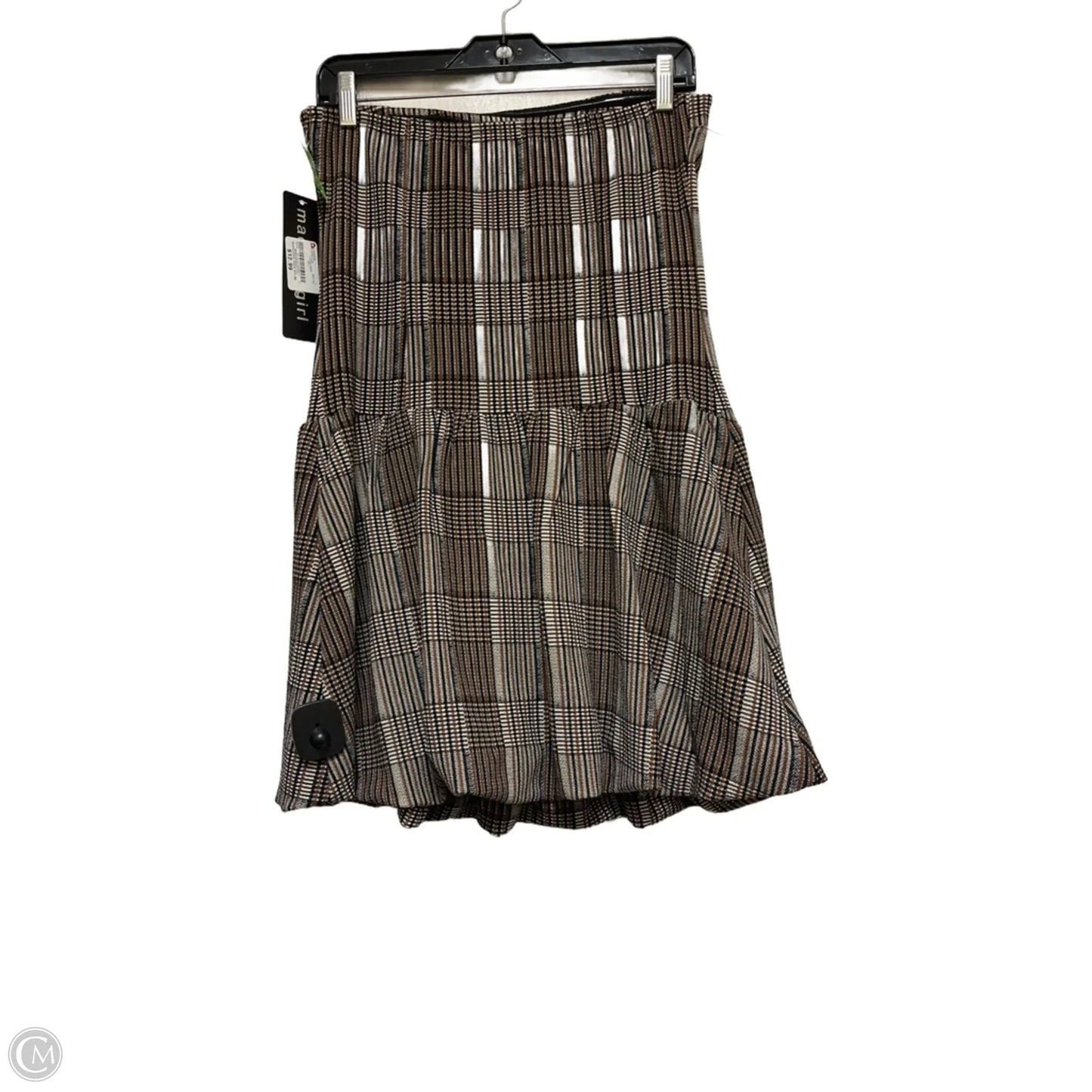 Dress Casual Short By Madden Girl In Plaid Pattern, Size: L