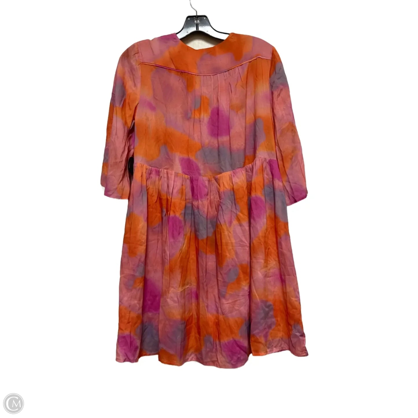 Dress Casual Short By Clothes Mentor In Orange & Pink, Size: S