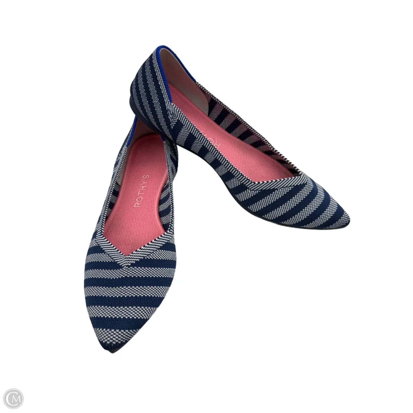 Shoes Flats By Rothys In Striped Pattern, Size: 8