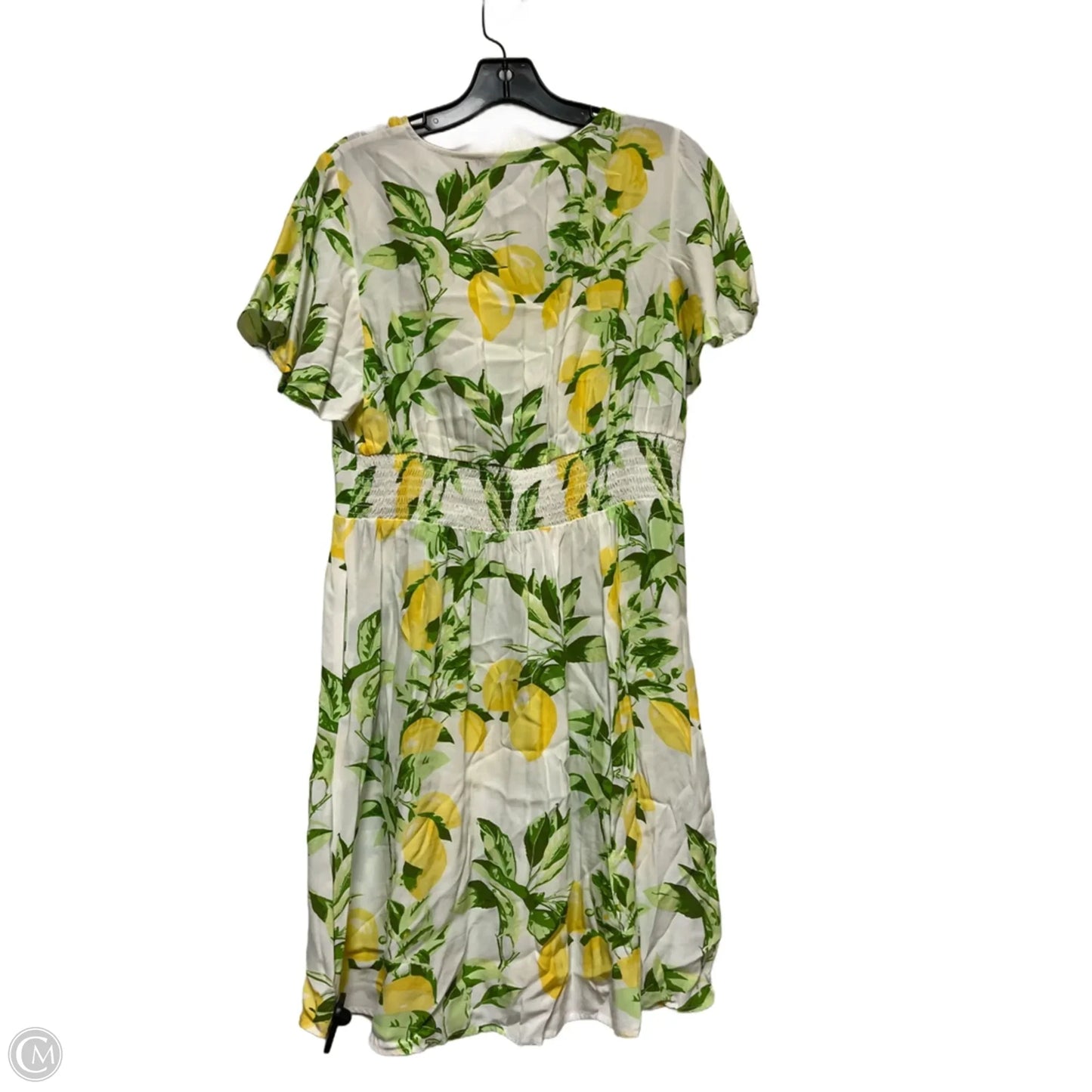 Dress Casual Short By Loft In Green & Yellow, Size: 10p