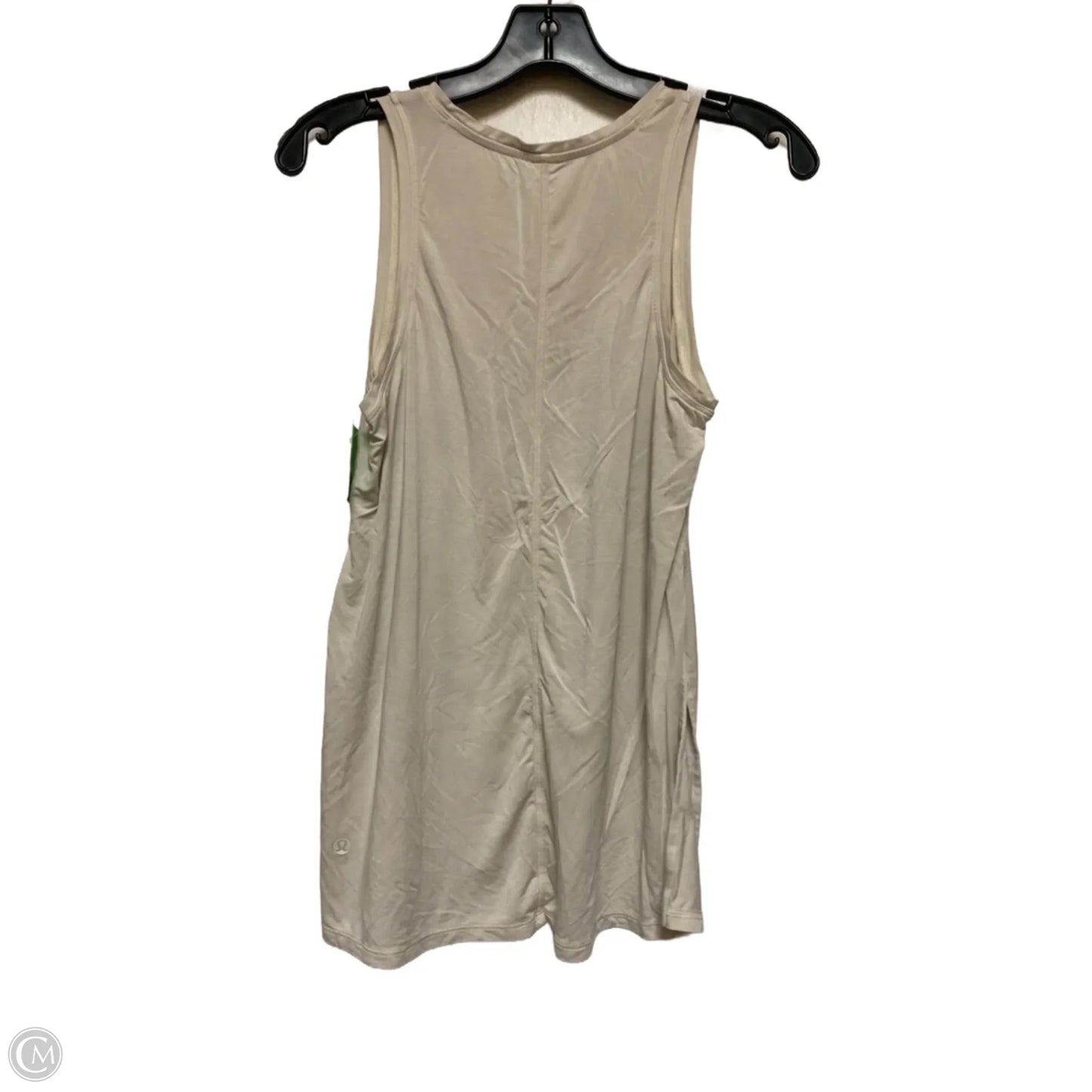 Athletic Tank Top By Lululemon In Cream, Size: M