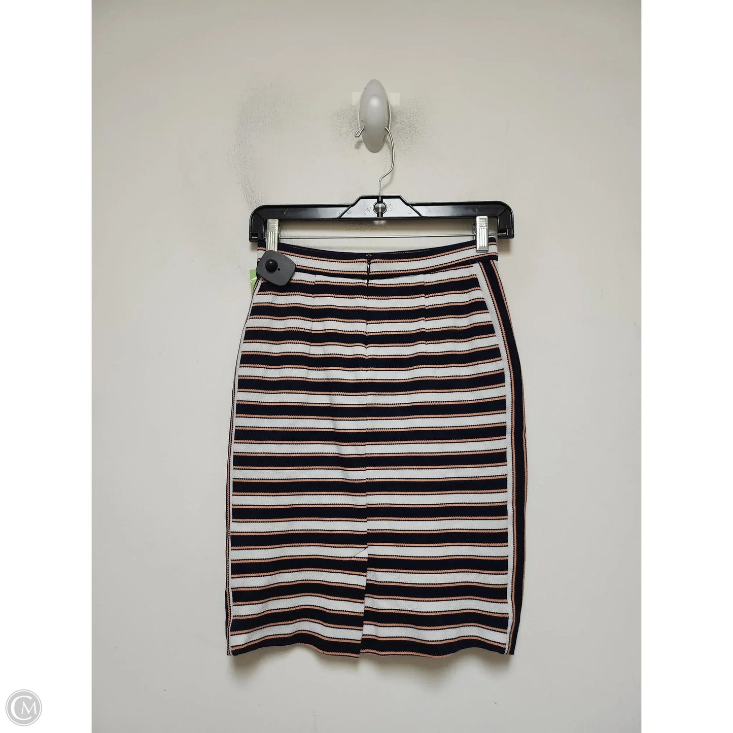 Skirt Mini & Short By Banana Republic In Striped Pattern, Size: 0p