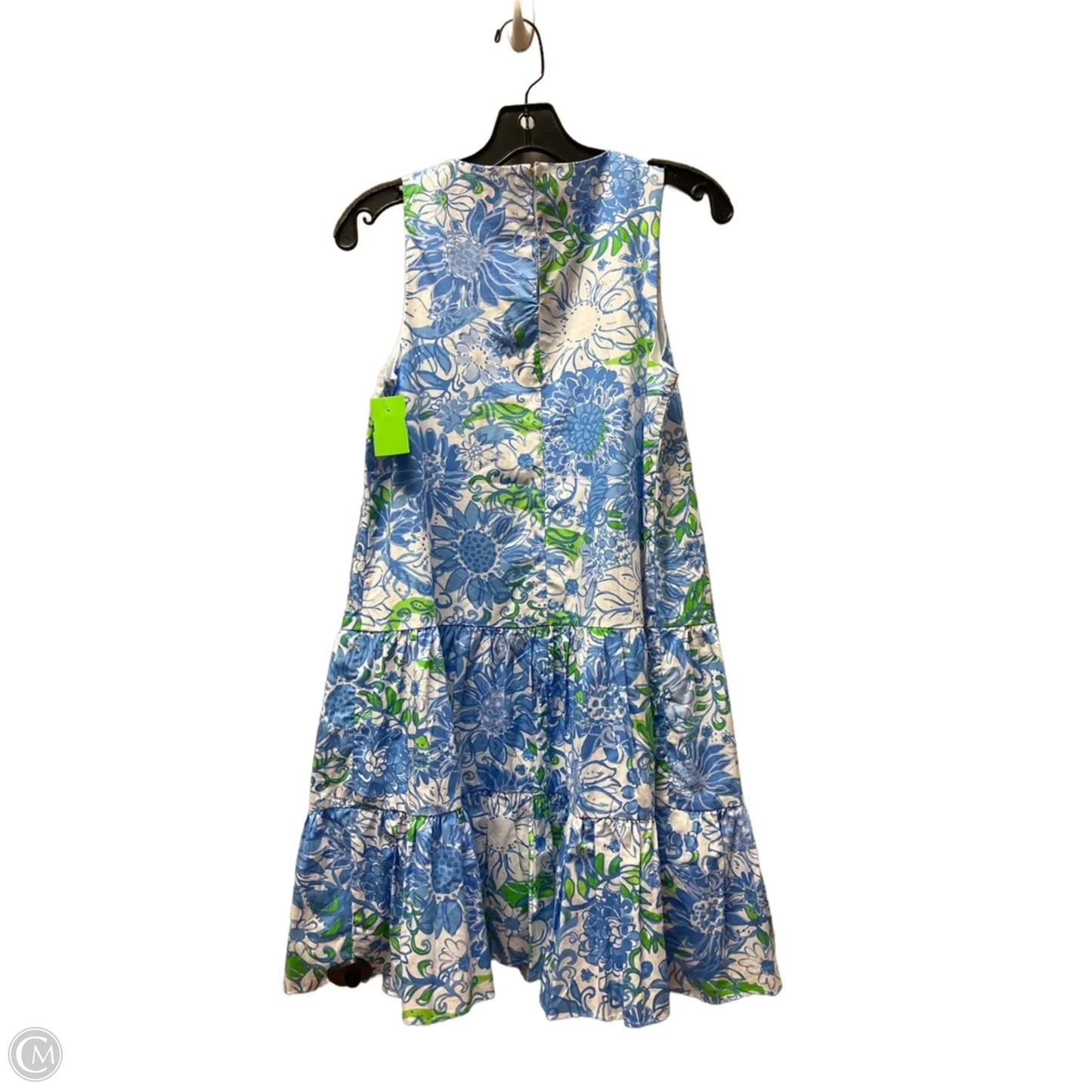 Dress Designer By Lilly Pulitzer In Blue & Green, Size: Xs