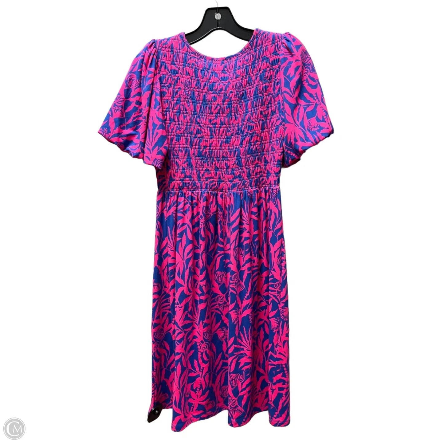 Dress Designer By Lilly Pulitzer In Blue & Pink, Size: Xs