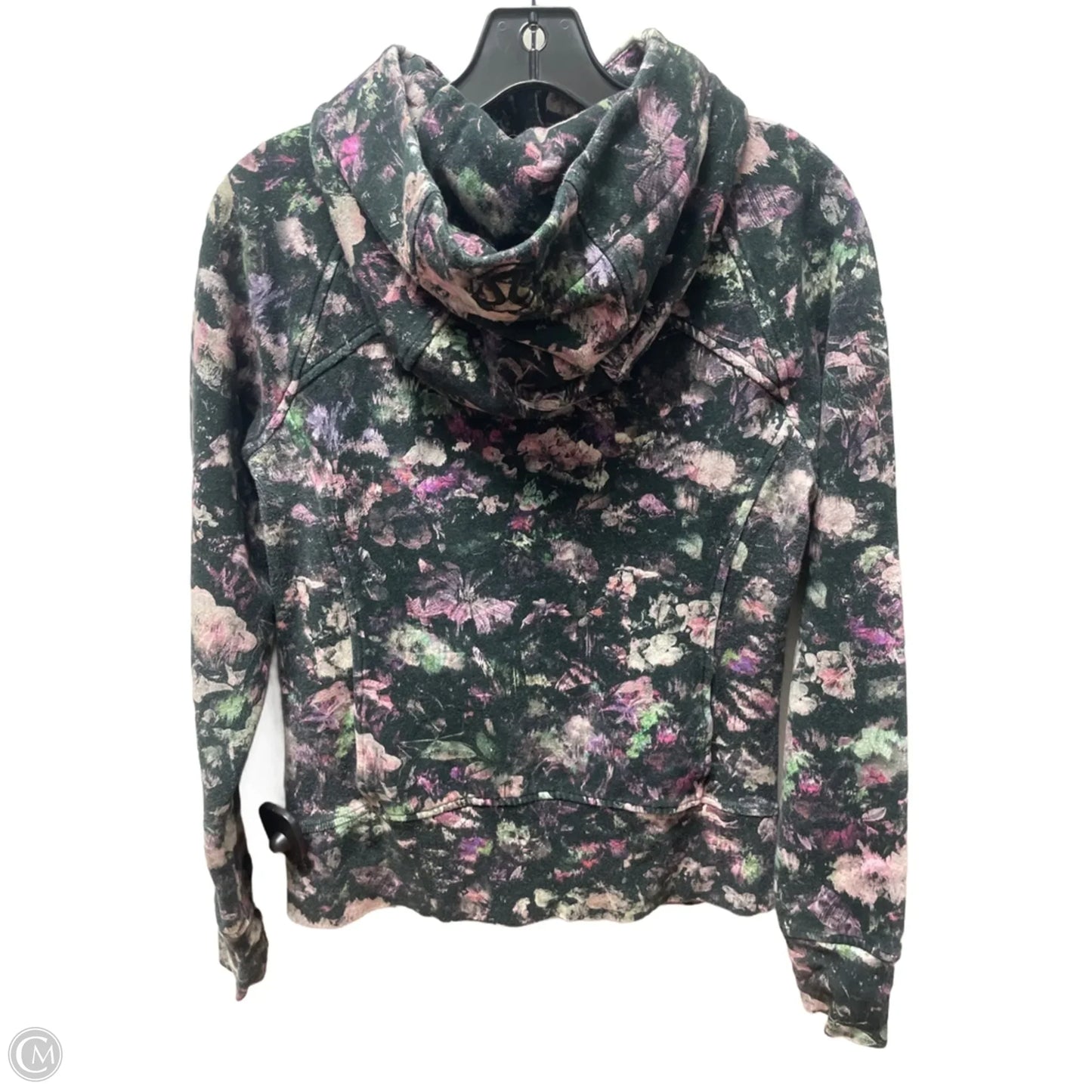 Athletic Jacket By Lululemon In Floral Print, Size: 6