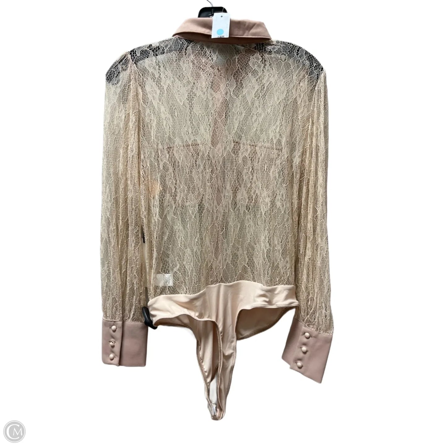 Bodysuit By Haute Monde In Tan, Size: L