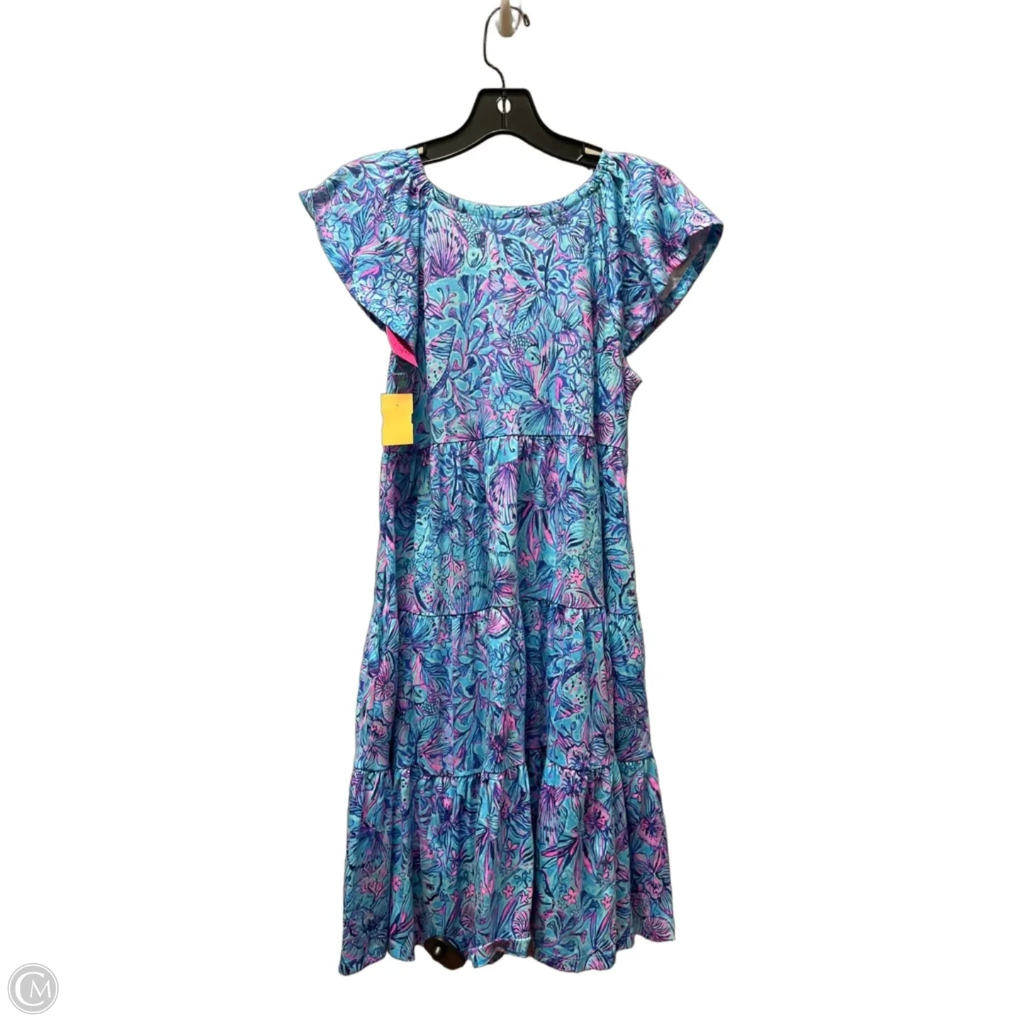 Dress Designer By Lilly Pulitzer In Blue & Pink, Size: Xxs