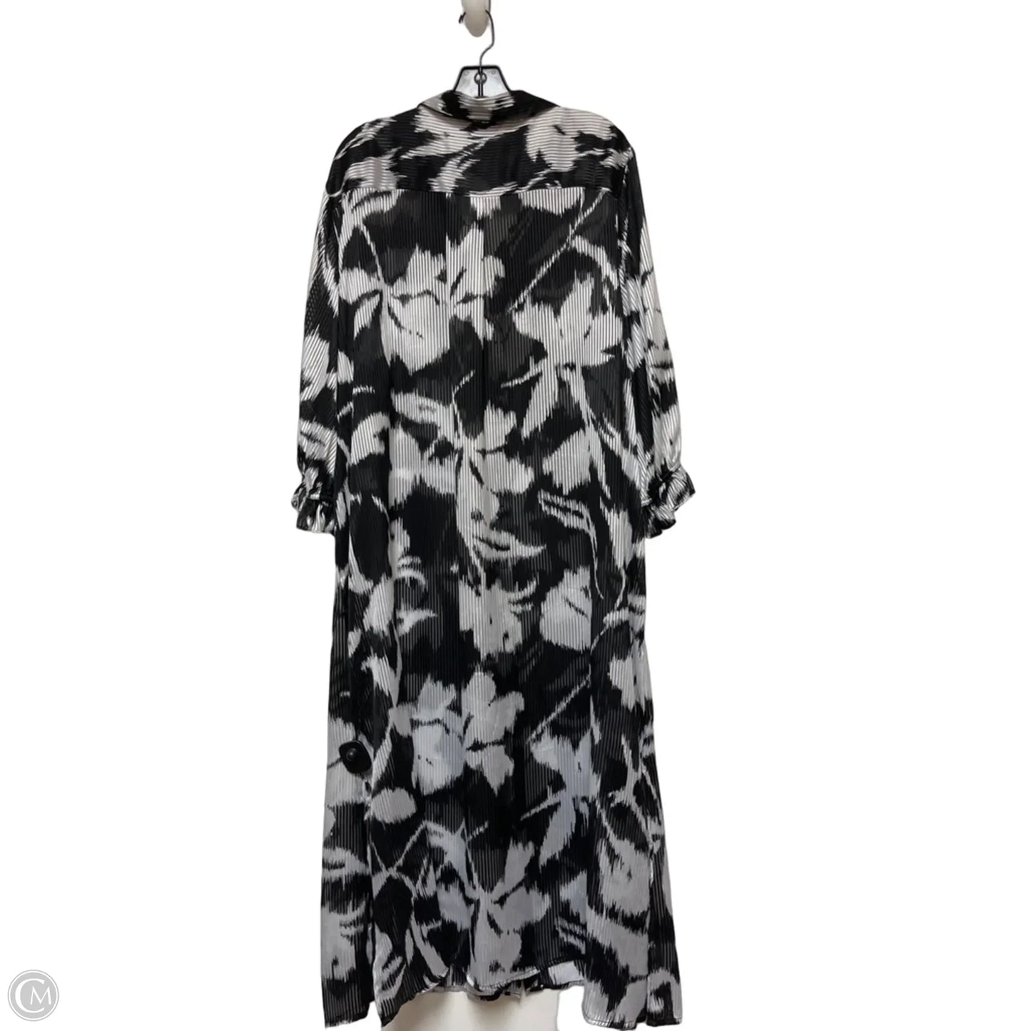 Dress Casual Maxi By Investments In Black & White, Size: 3x