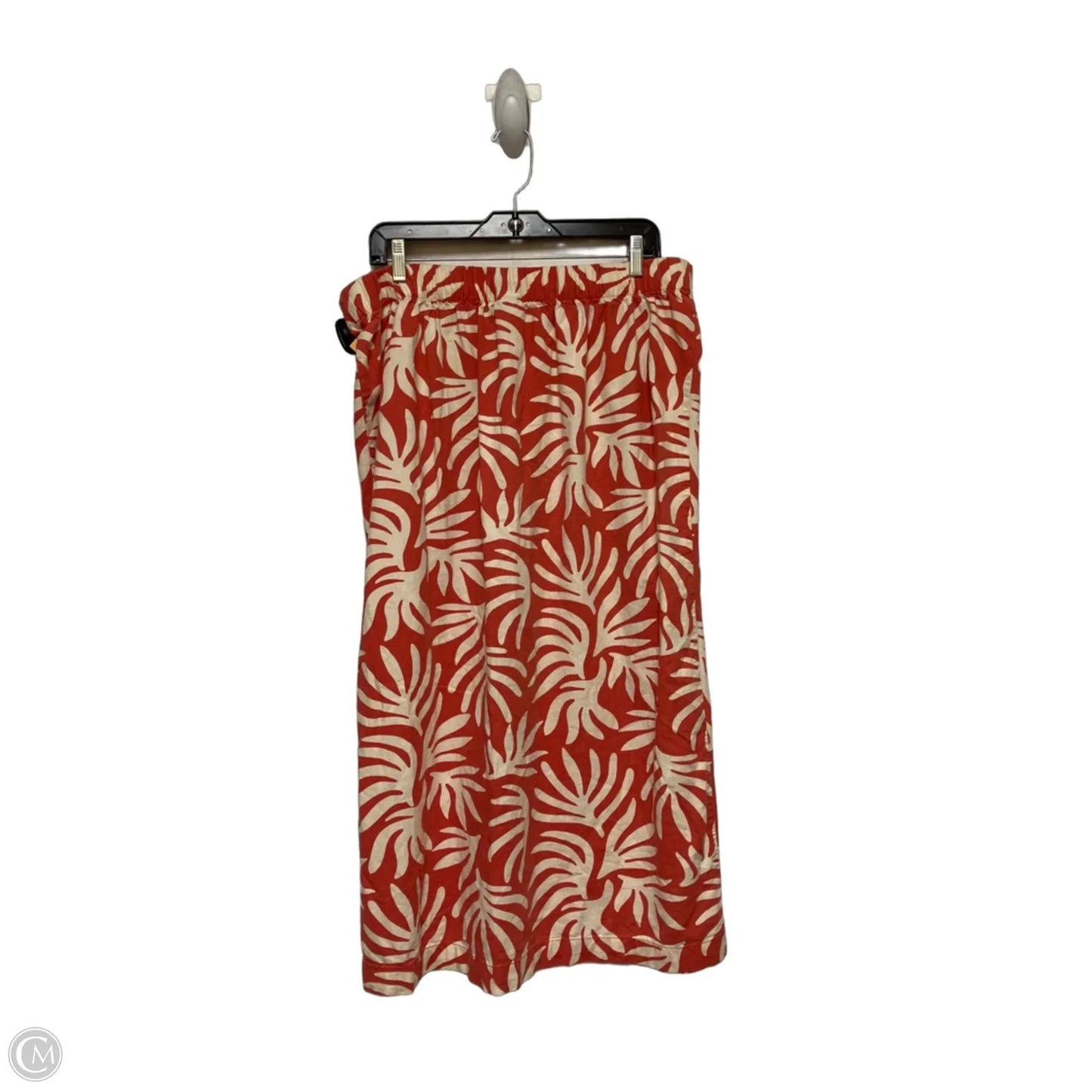 Skirt Maxi By A New Day In Cream & Orange, Size: 12