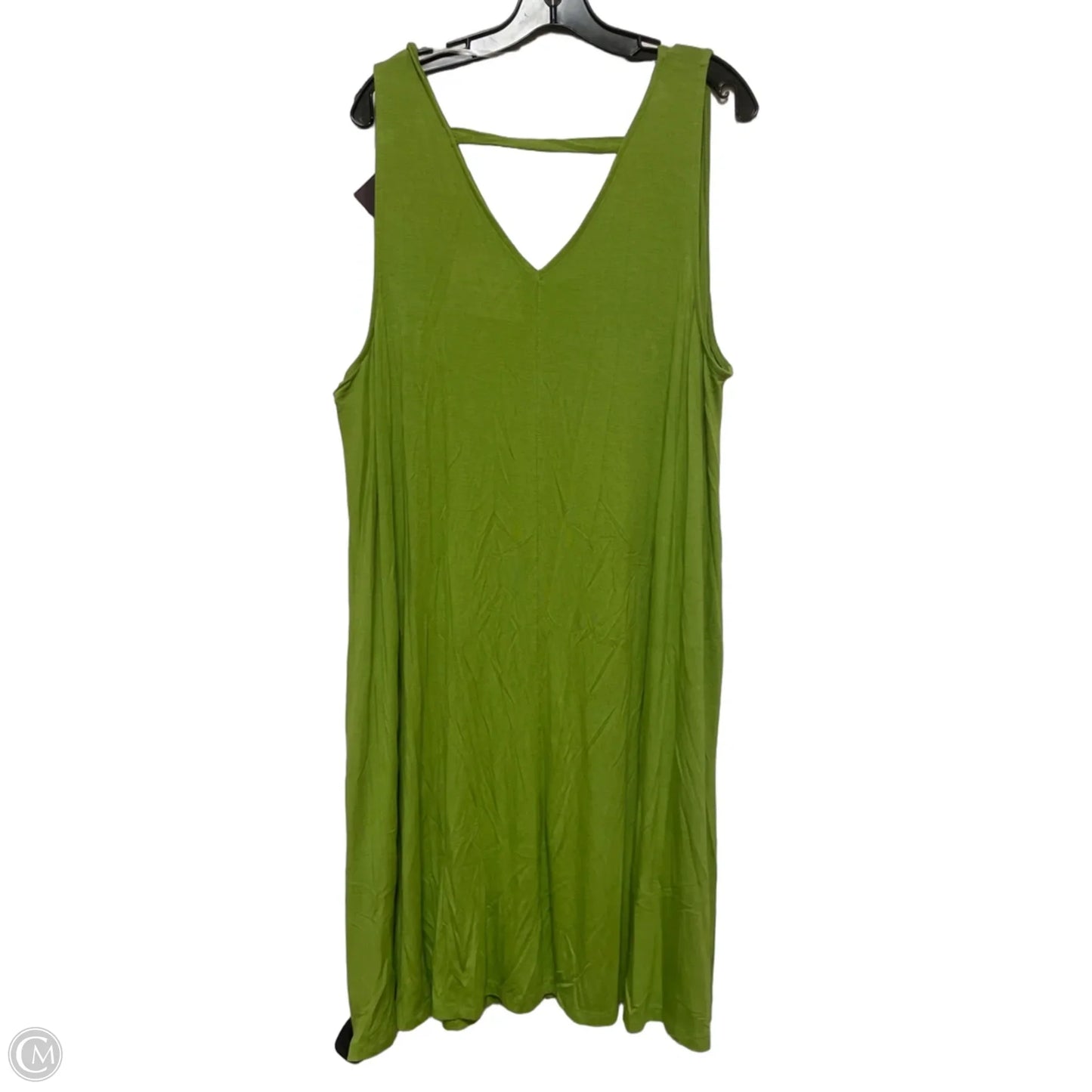 Dress Casual Midi By Ava & Viv In Green, Size: 2x