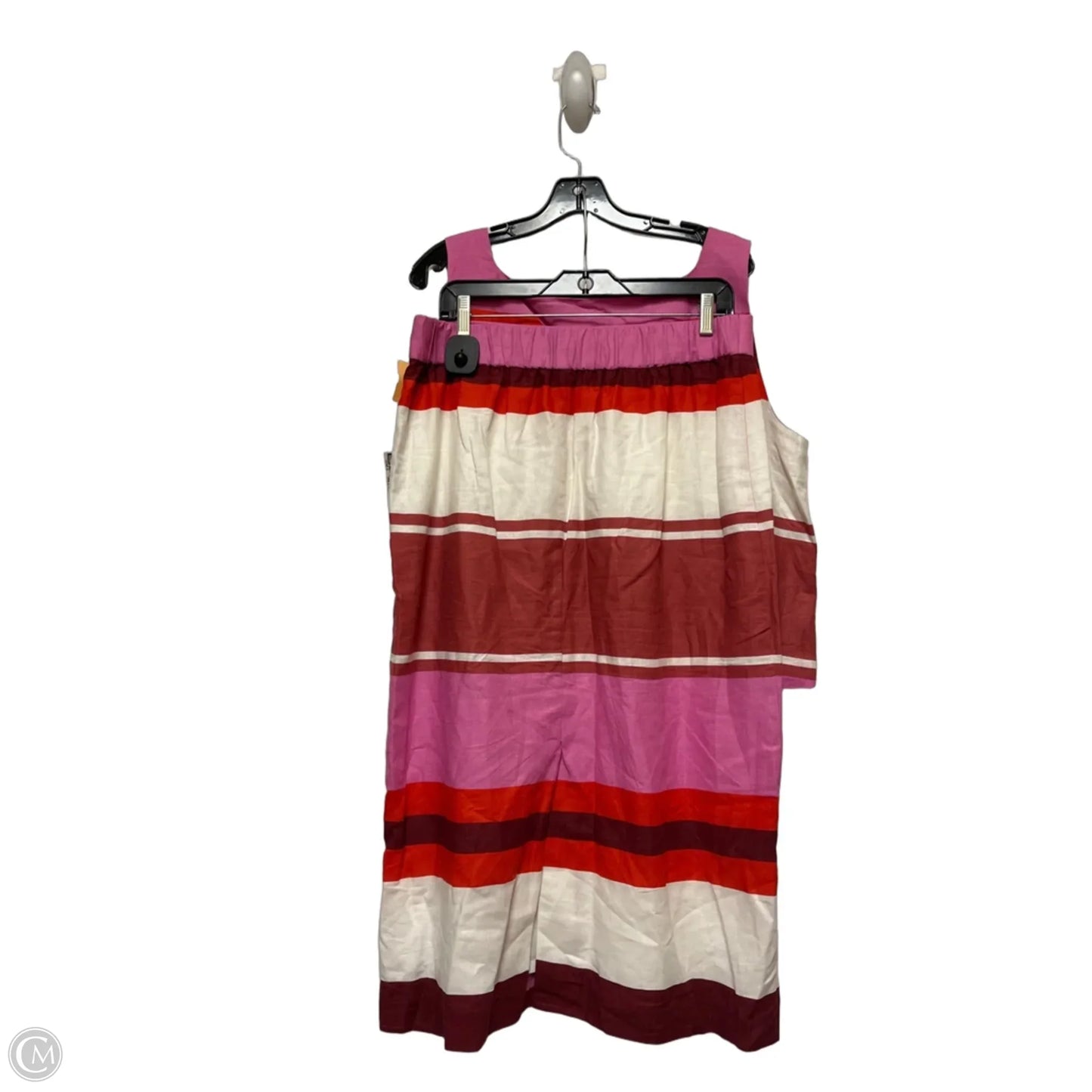 Skirt Set 2pc By Ann Taylor In Striped Pattern, Size: 14p