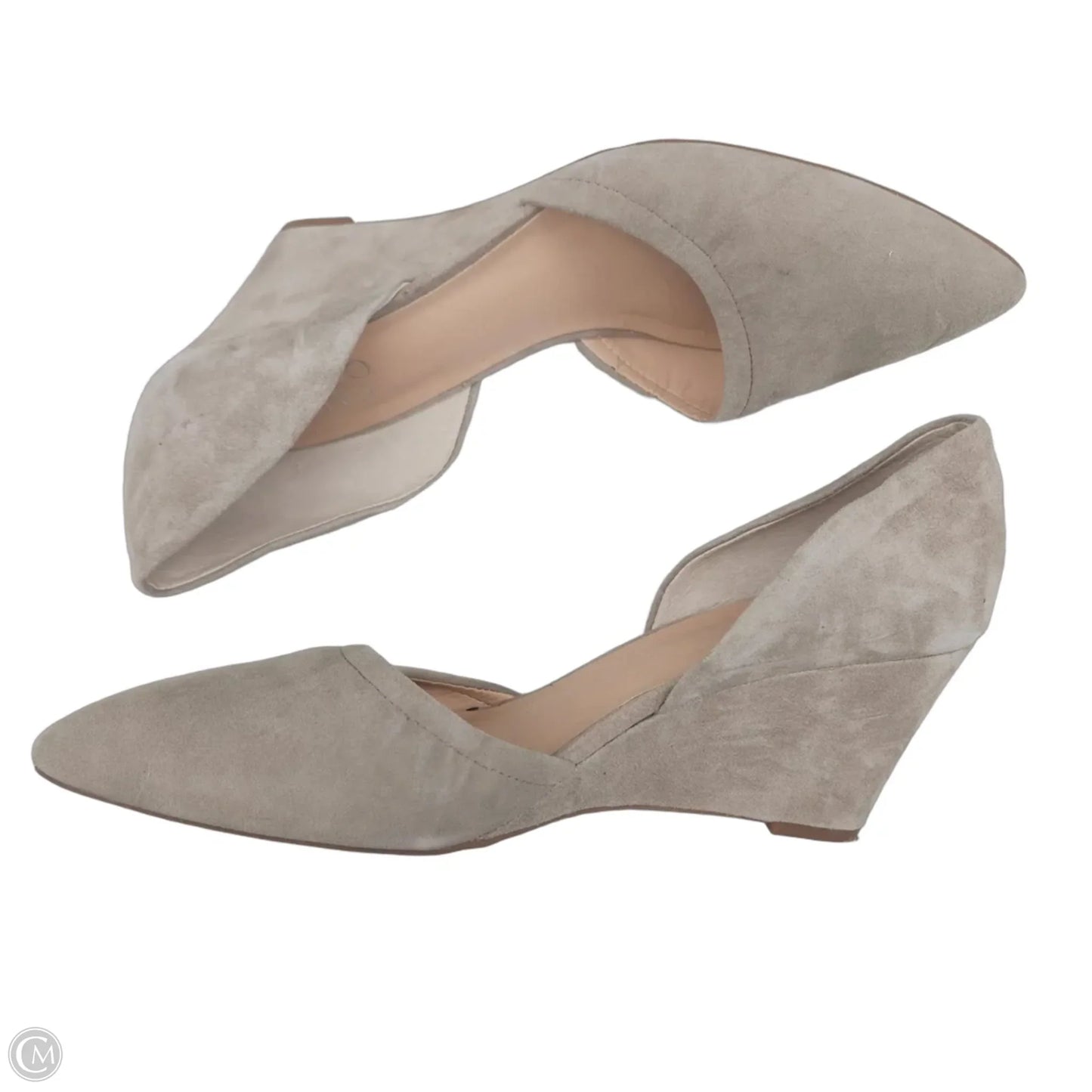 Shoes Heels Wedge By Franco Sarto In Taupe, Size: 9