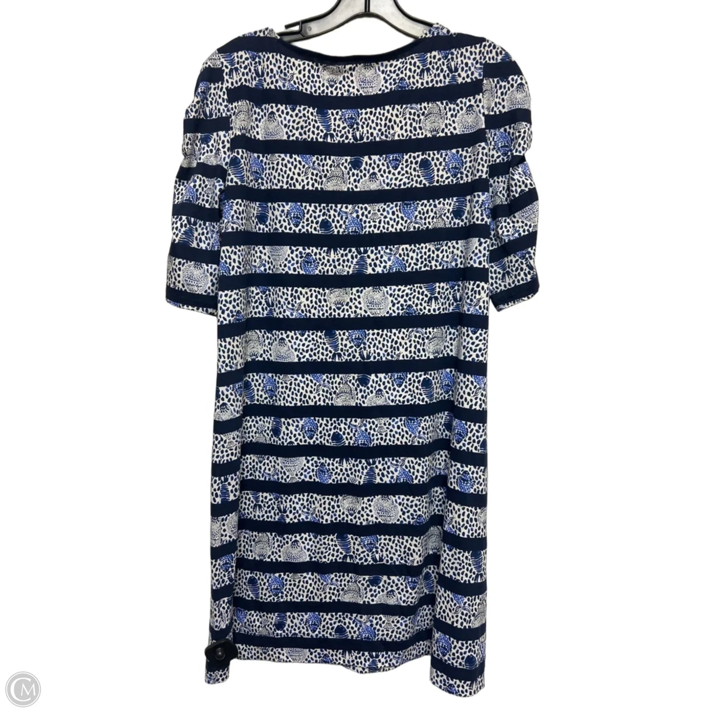 Dress Designer By Lilly Pulitzer In Blue & White, Size: M