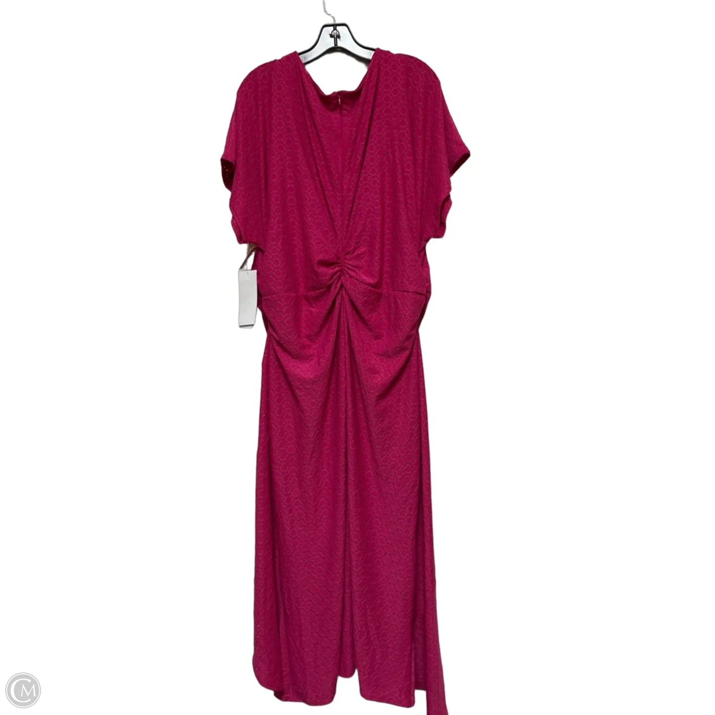 Dress Casual Midi By London Style In Pink, Size: Xxl