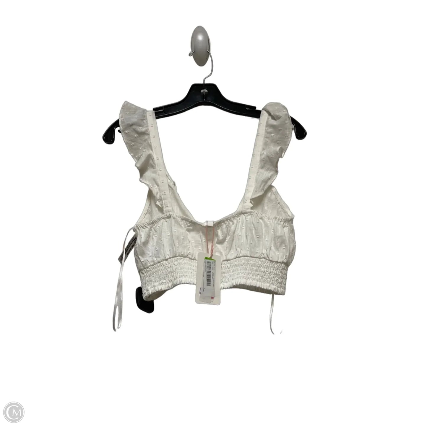 Top Sleeveless By Gb In White, Size: M