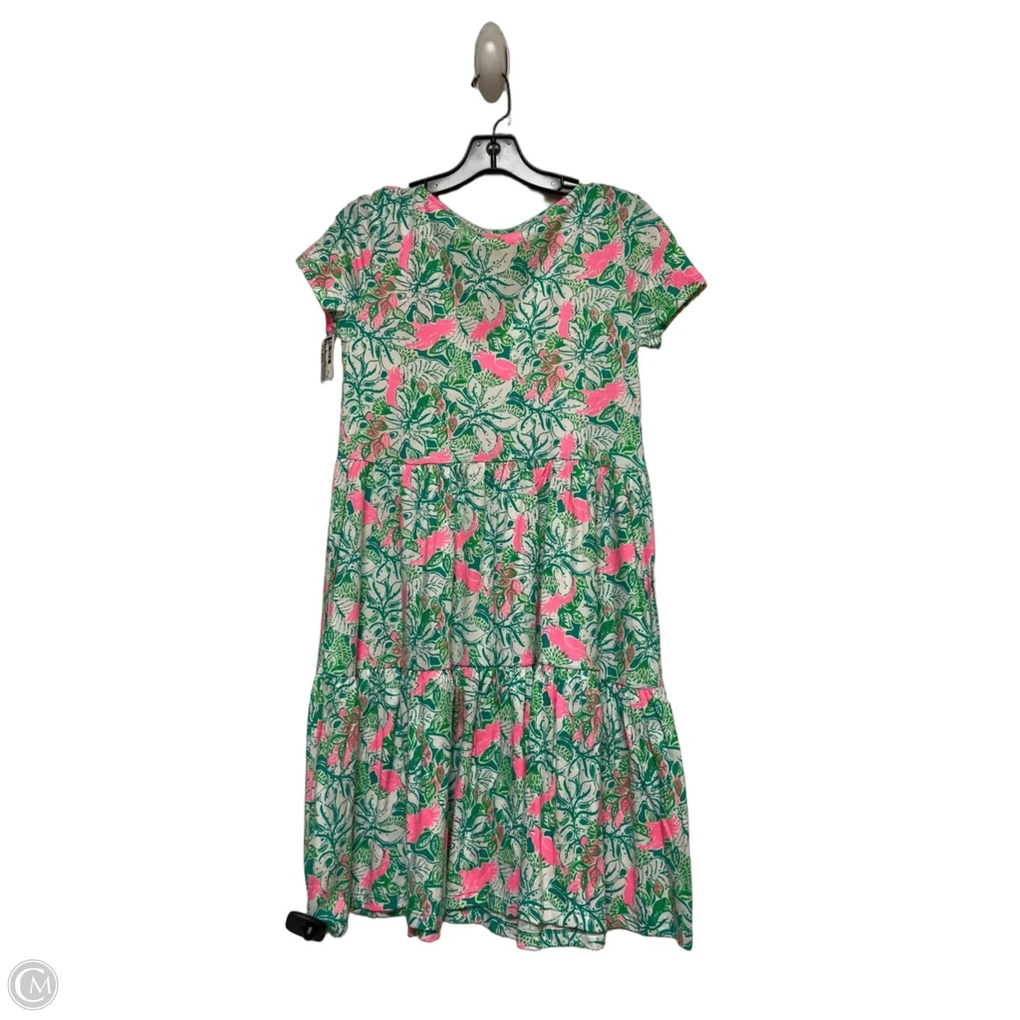 Dress Designer By Lilly Pulitzer In Tropical Print, Size: Xs