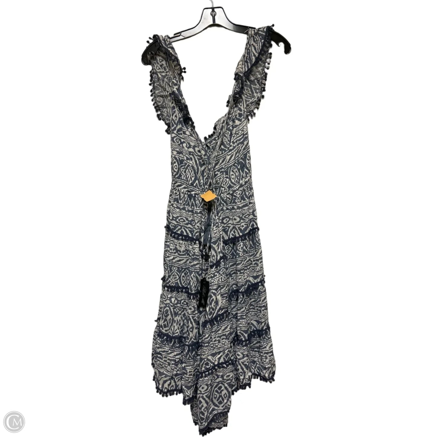 Dress Casual Short By Bohme In Blue & White, Size: 2x