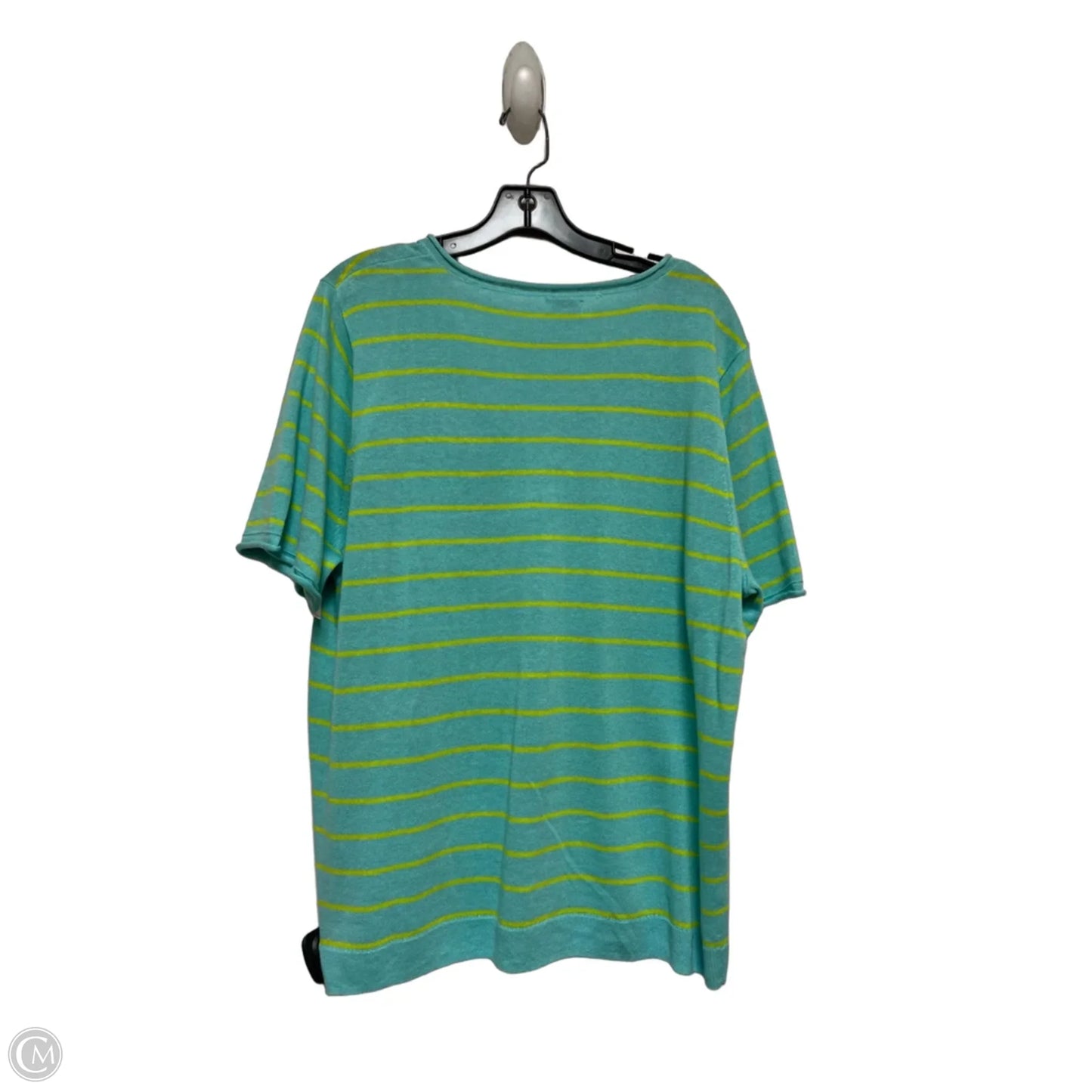 Top Short Sleeve By J. Crew In Striped Pattern, Size: Xxl